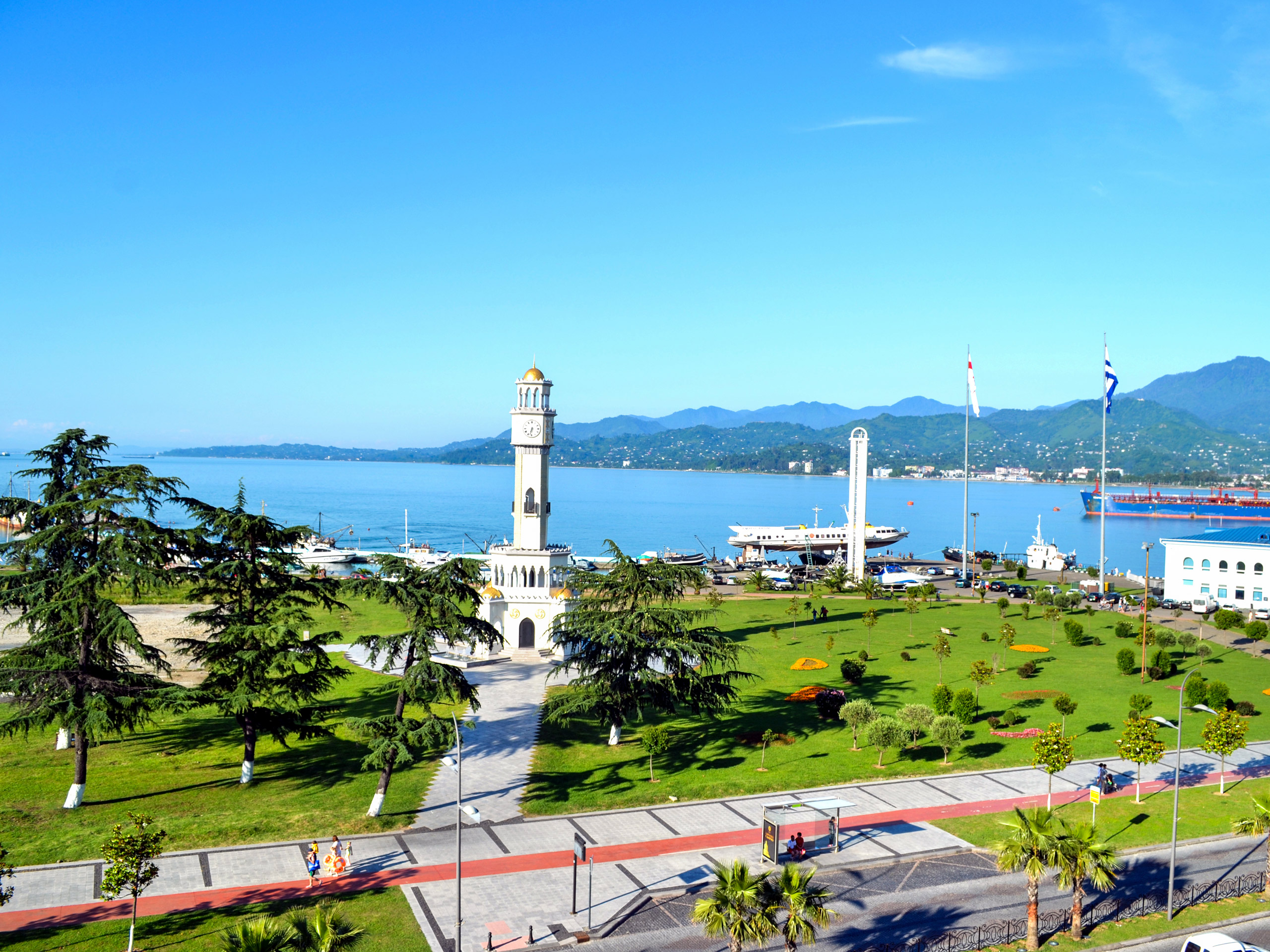View on the Batumi port