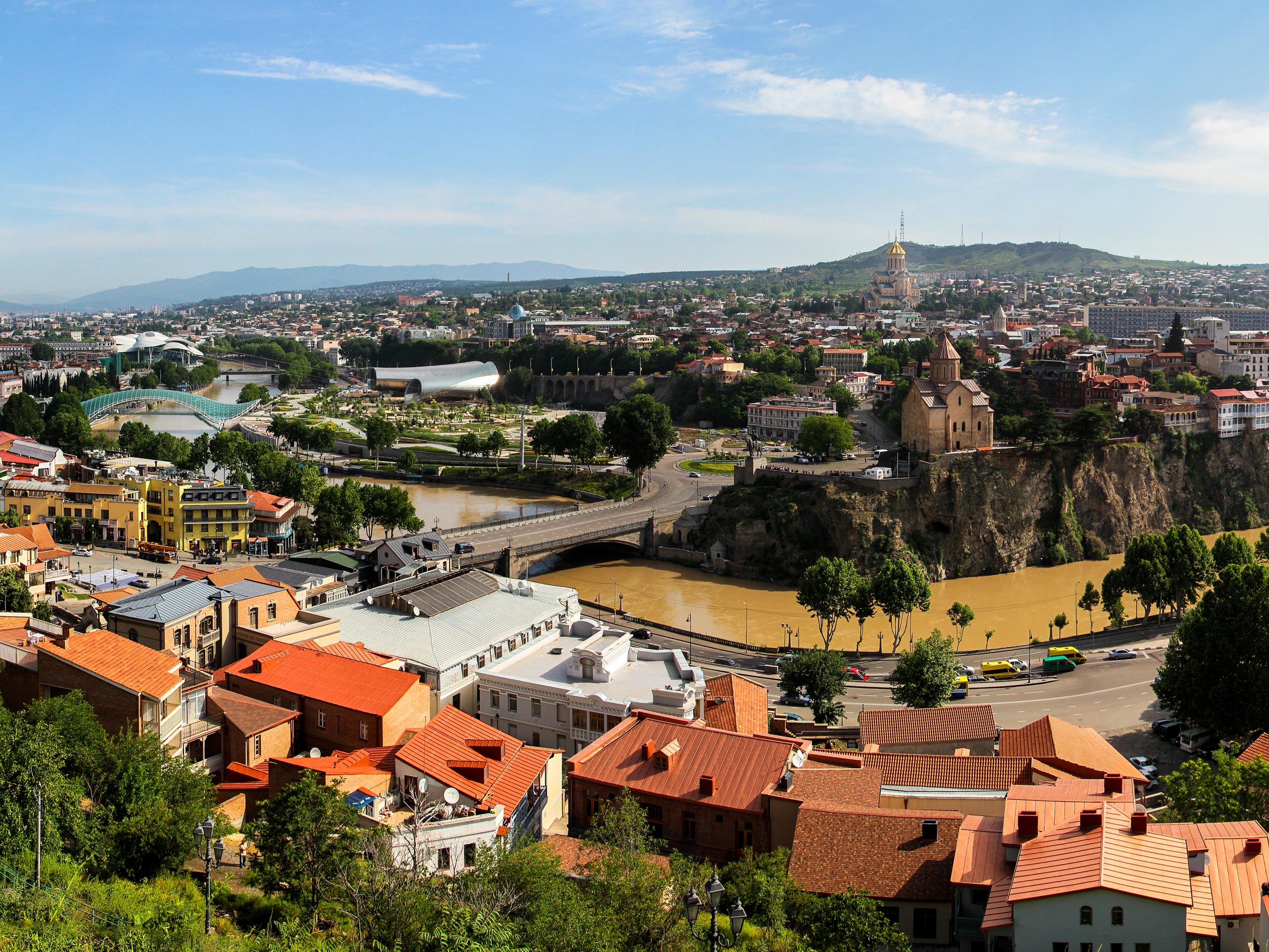 Tbilisi panoramic view