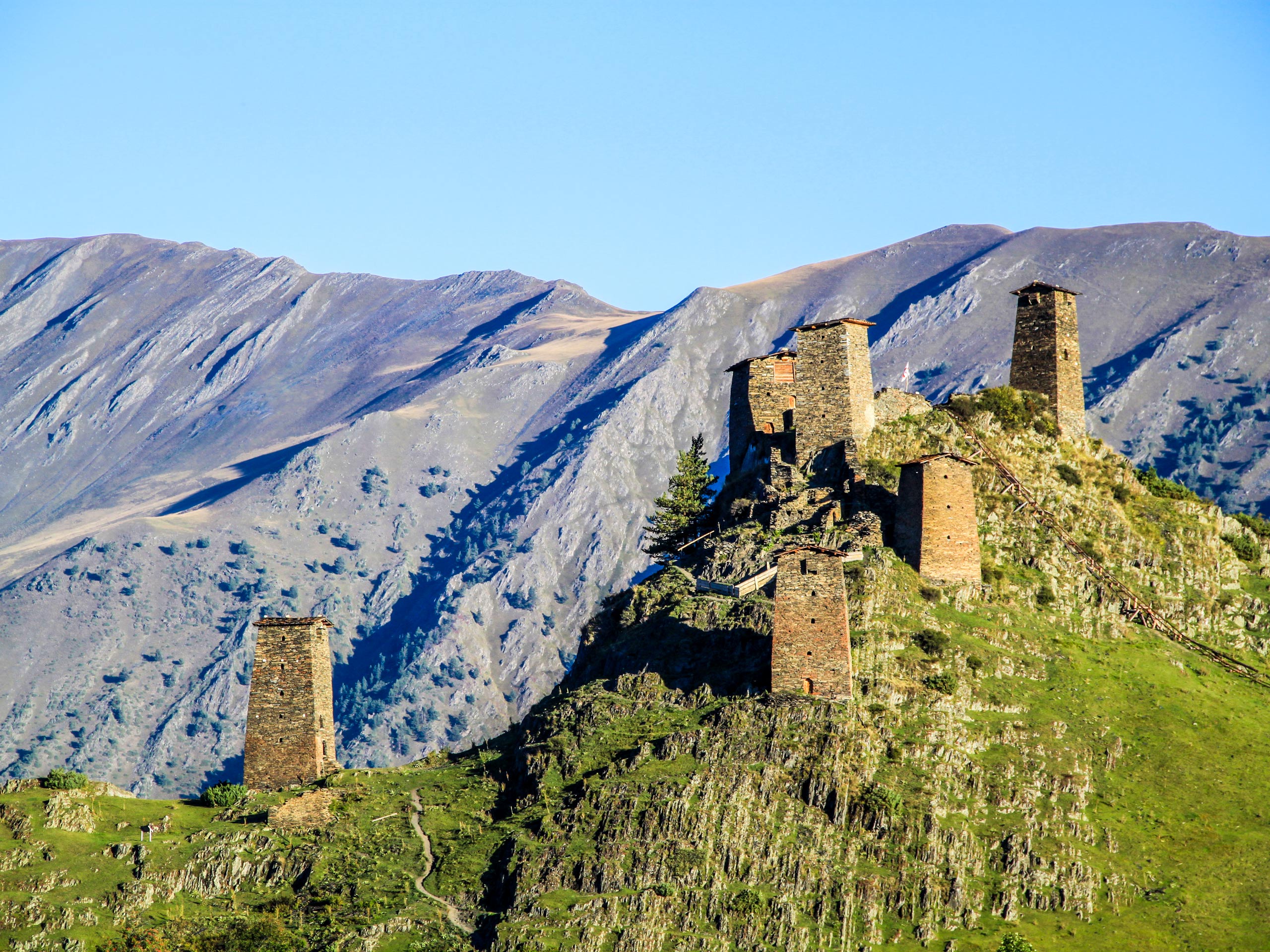 Tusheti mountain landscape