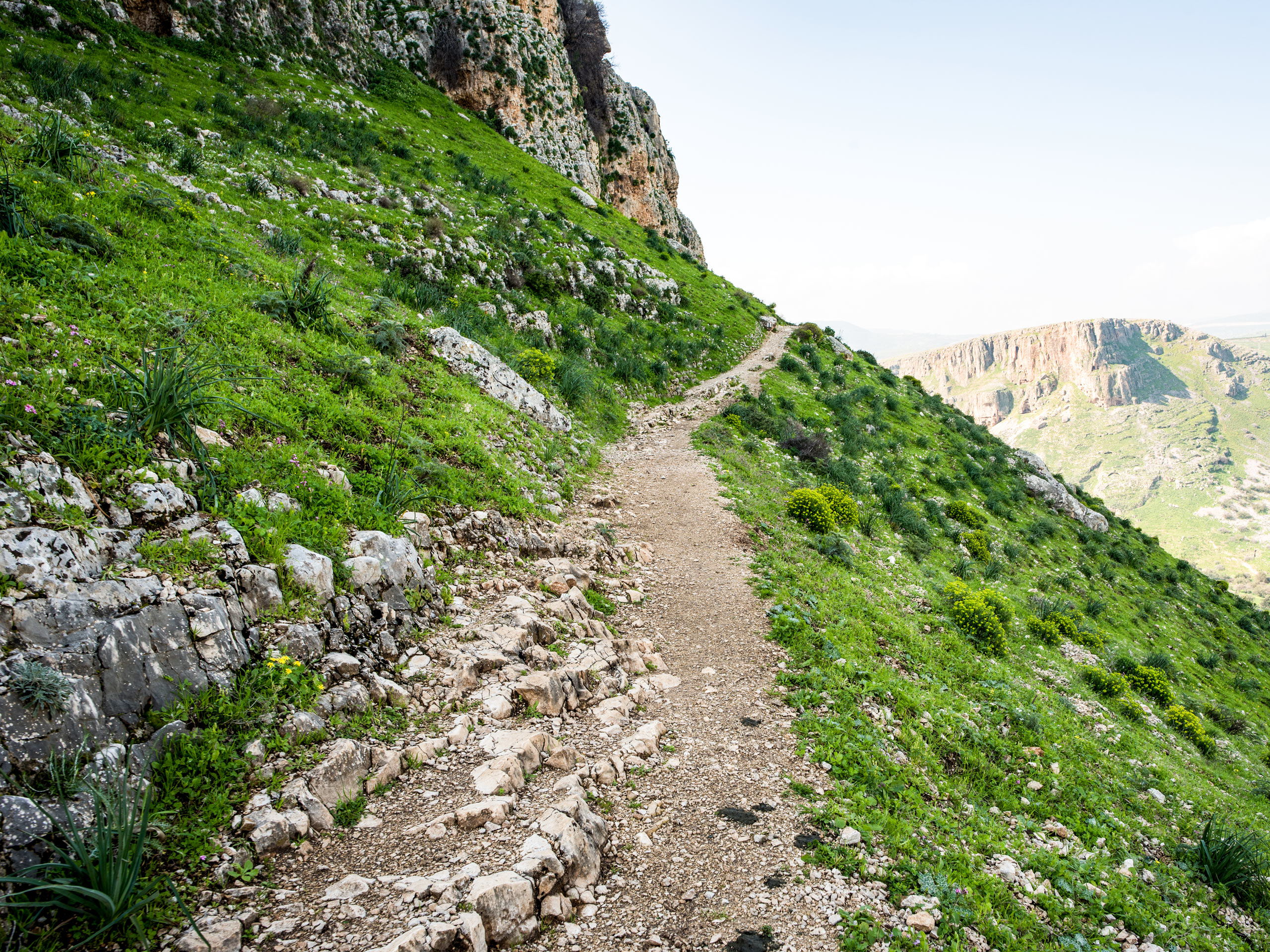 Mountain way in Israel