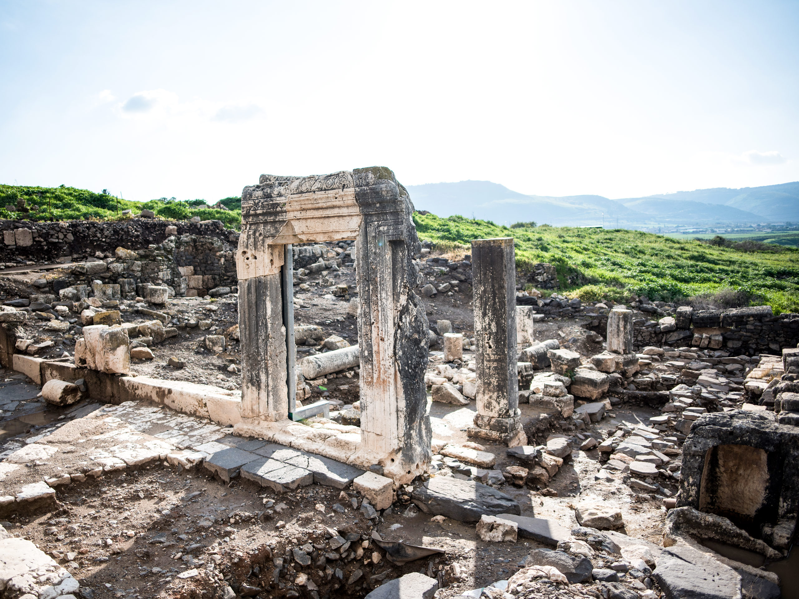 Ruins on the Jesus Trail in Israel
