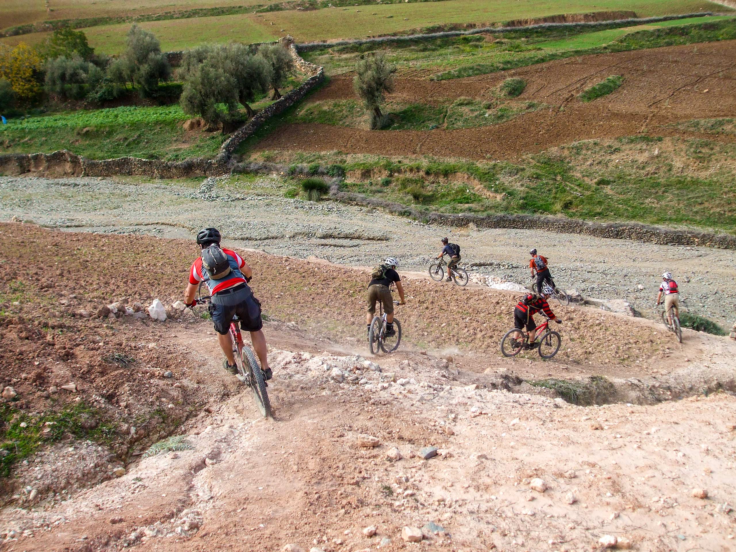 Extreme mountain cycling