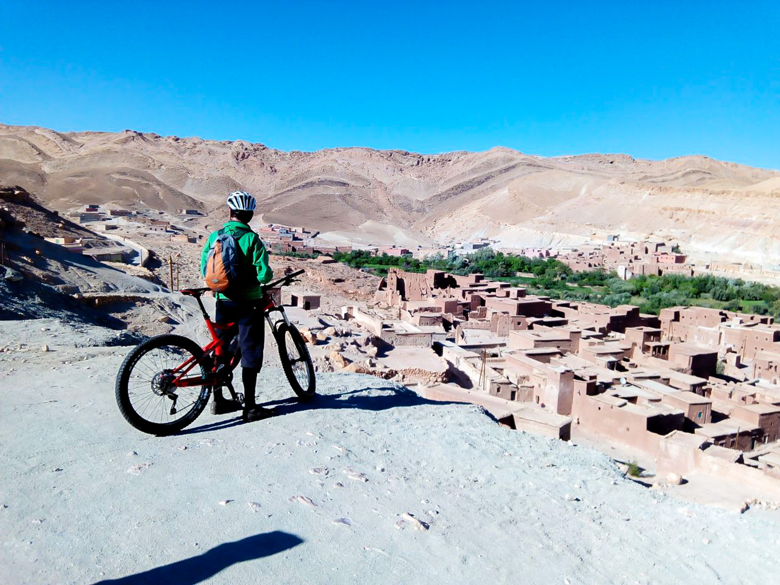 Morocco desert city landscape