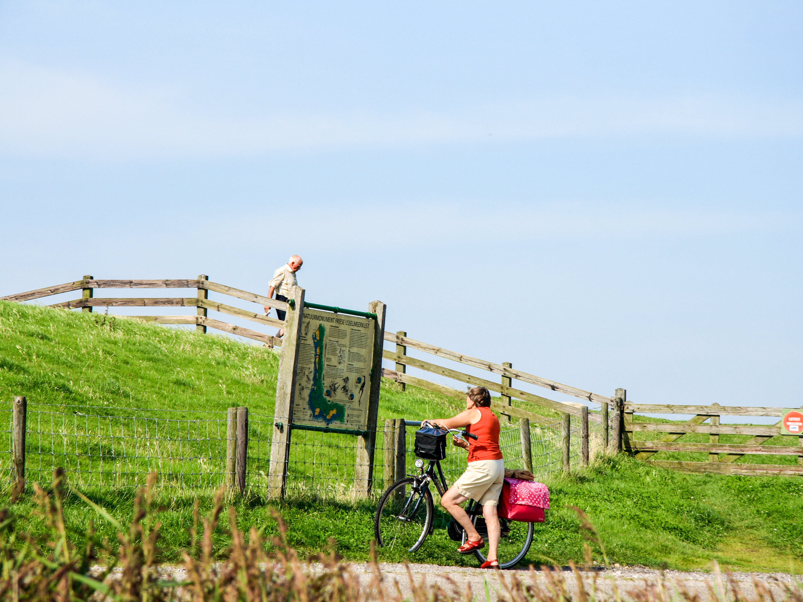 Tourists in Friesland