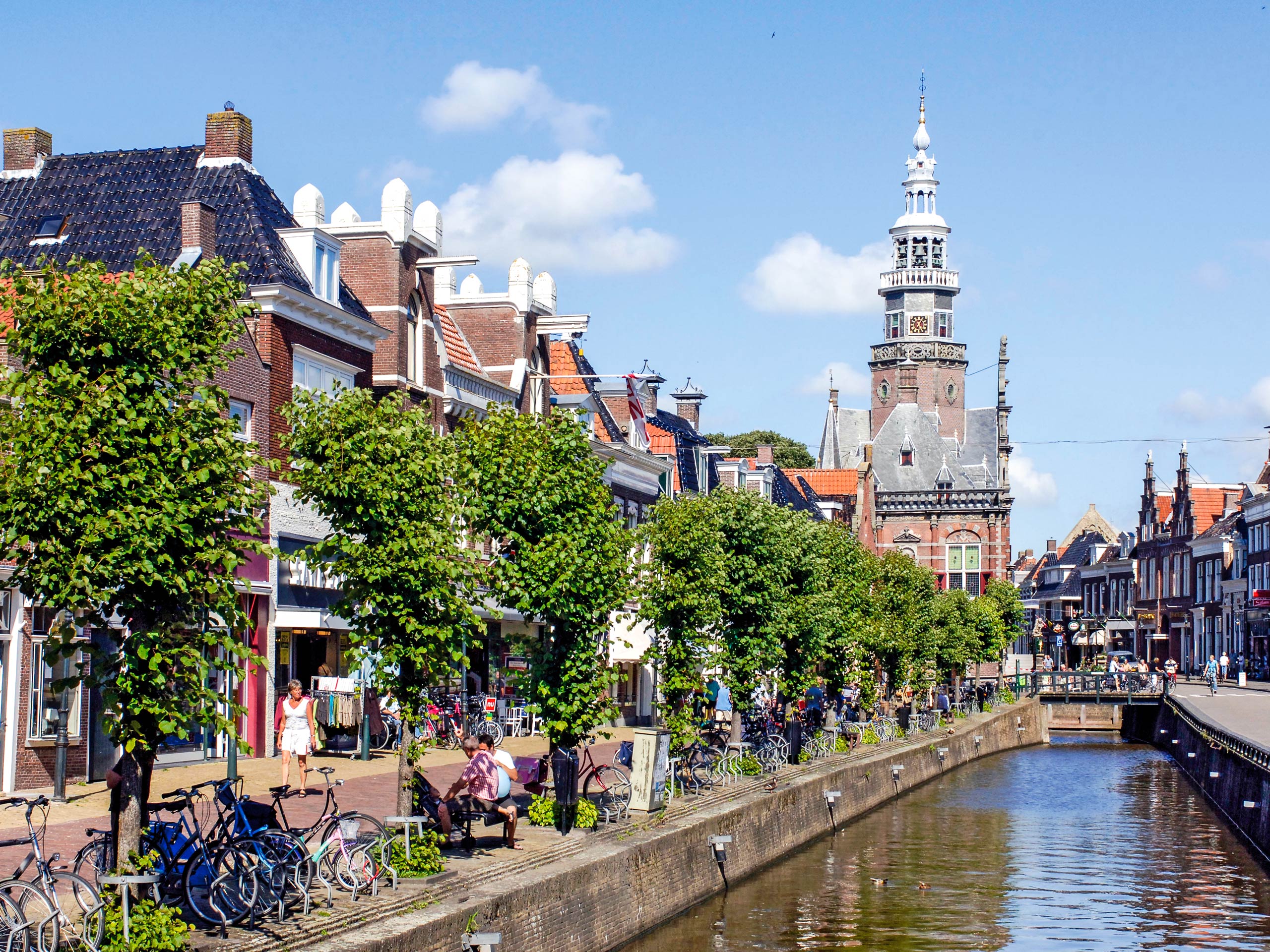 Friesland canal view