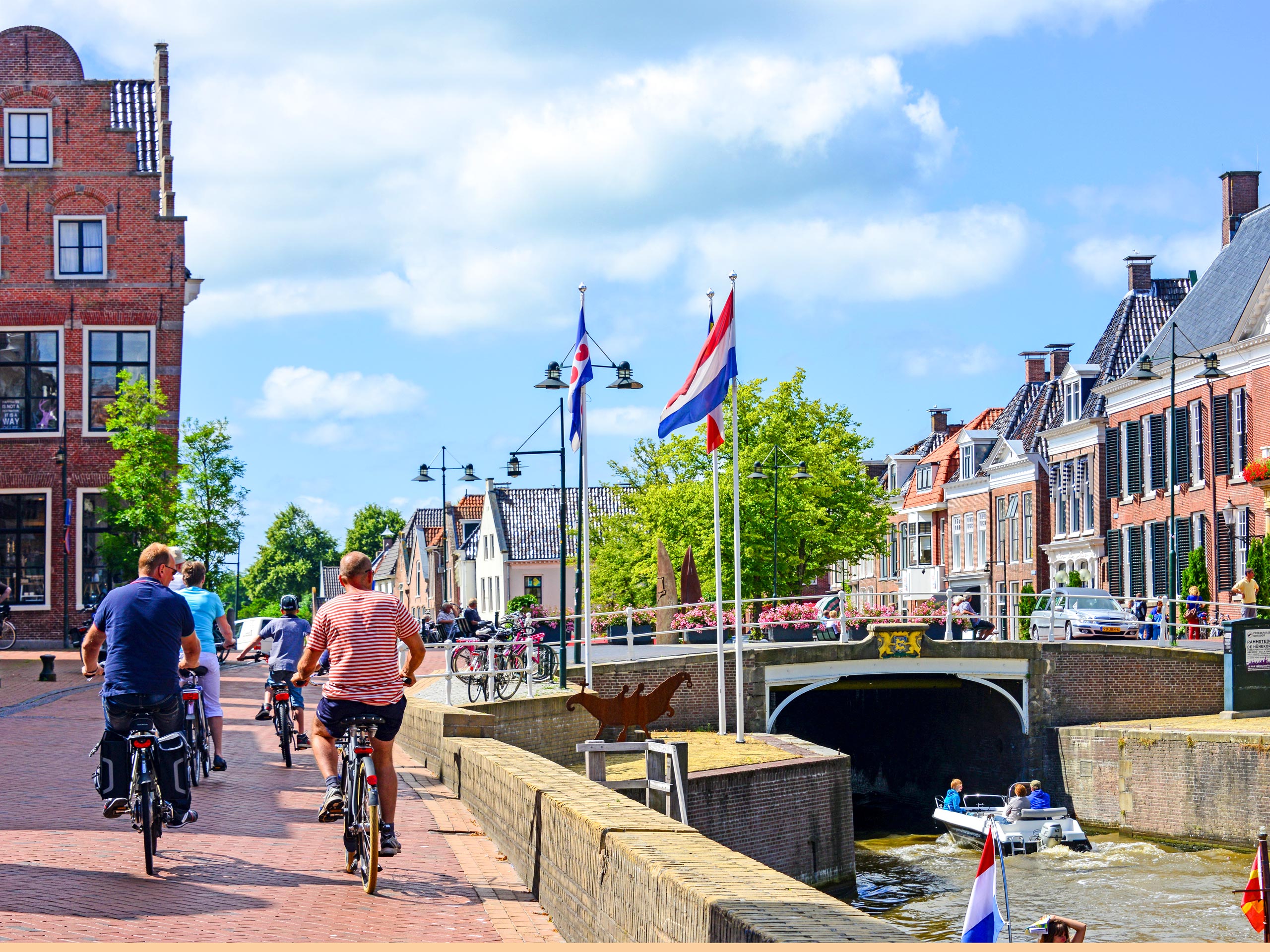Friesland city cycling