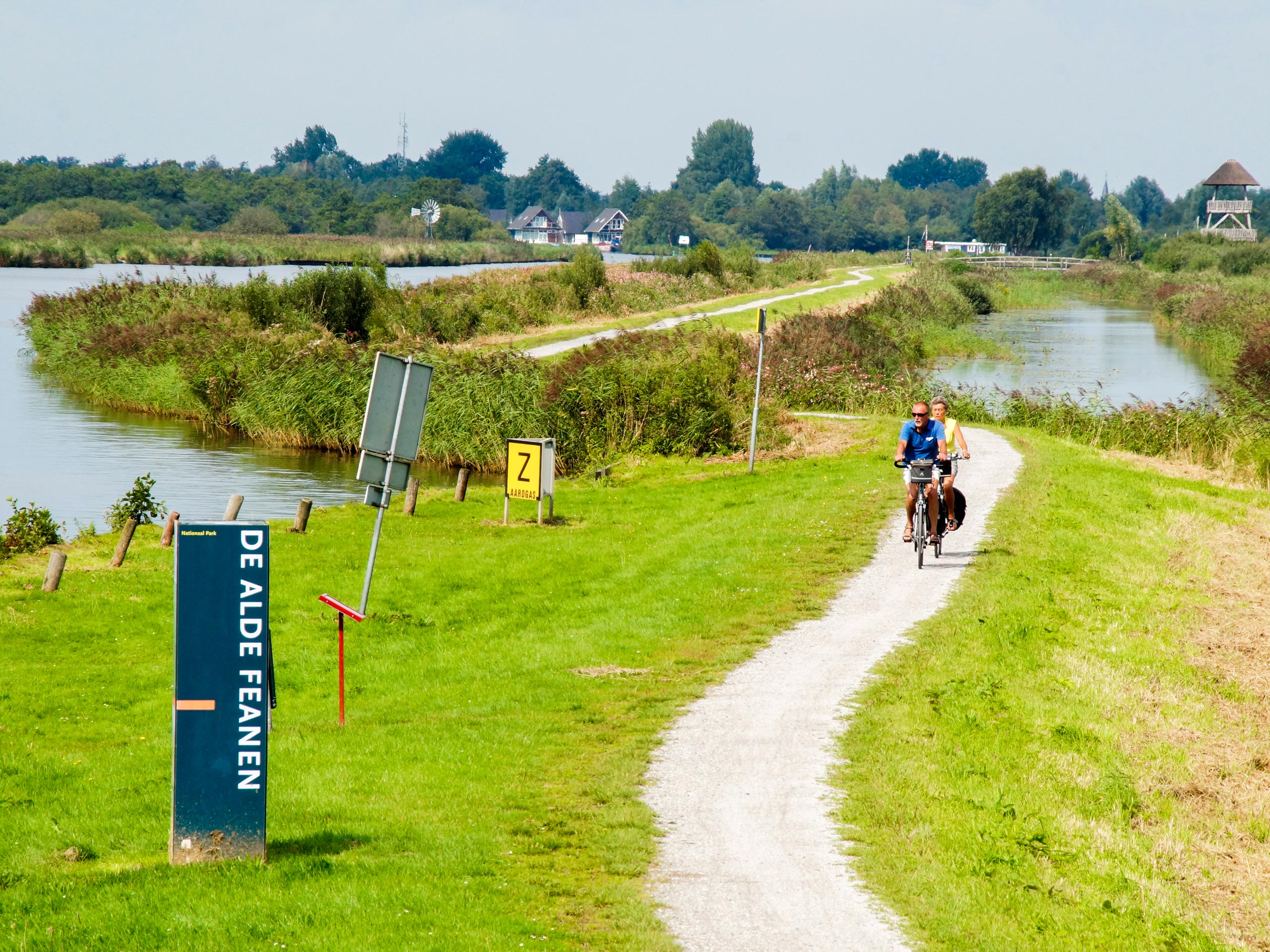 Friesland village landscapel