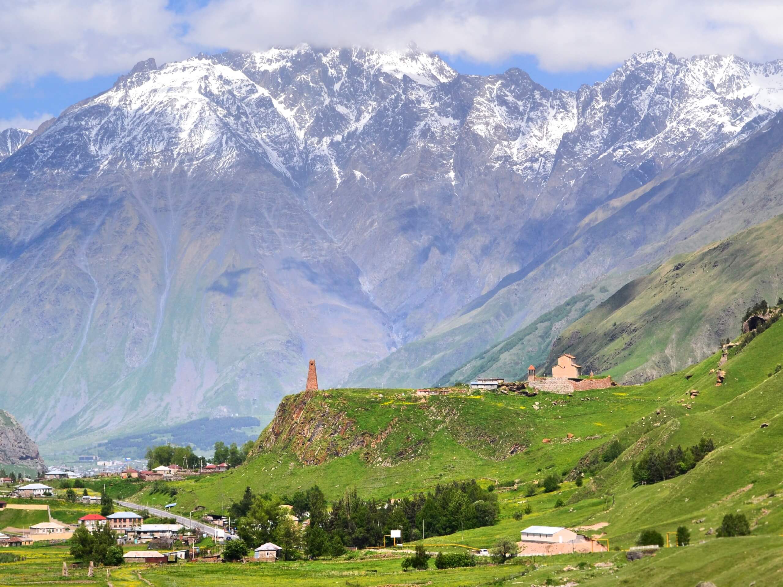 Landscpaes near Stepantsminda