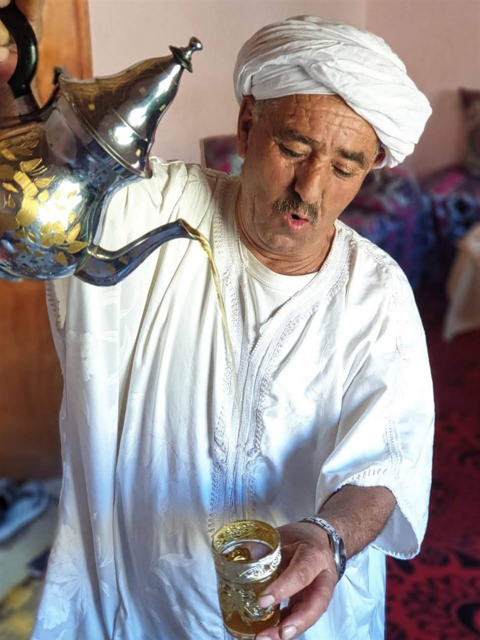 Tea drinking in Morocco