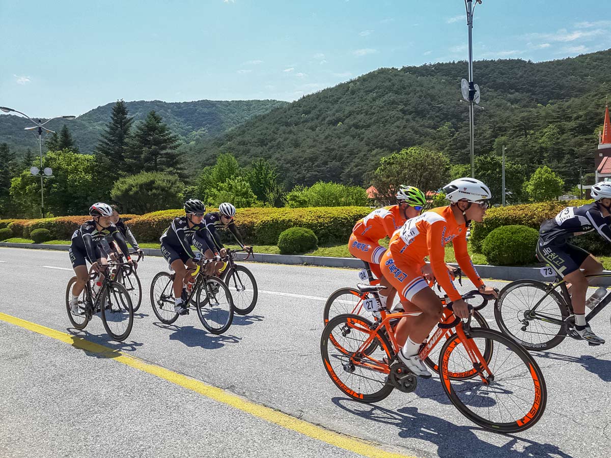south korea bicycle tour