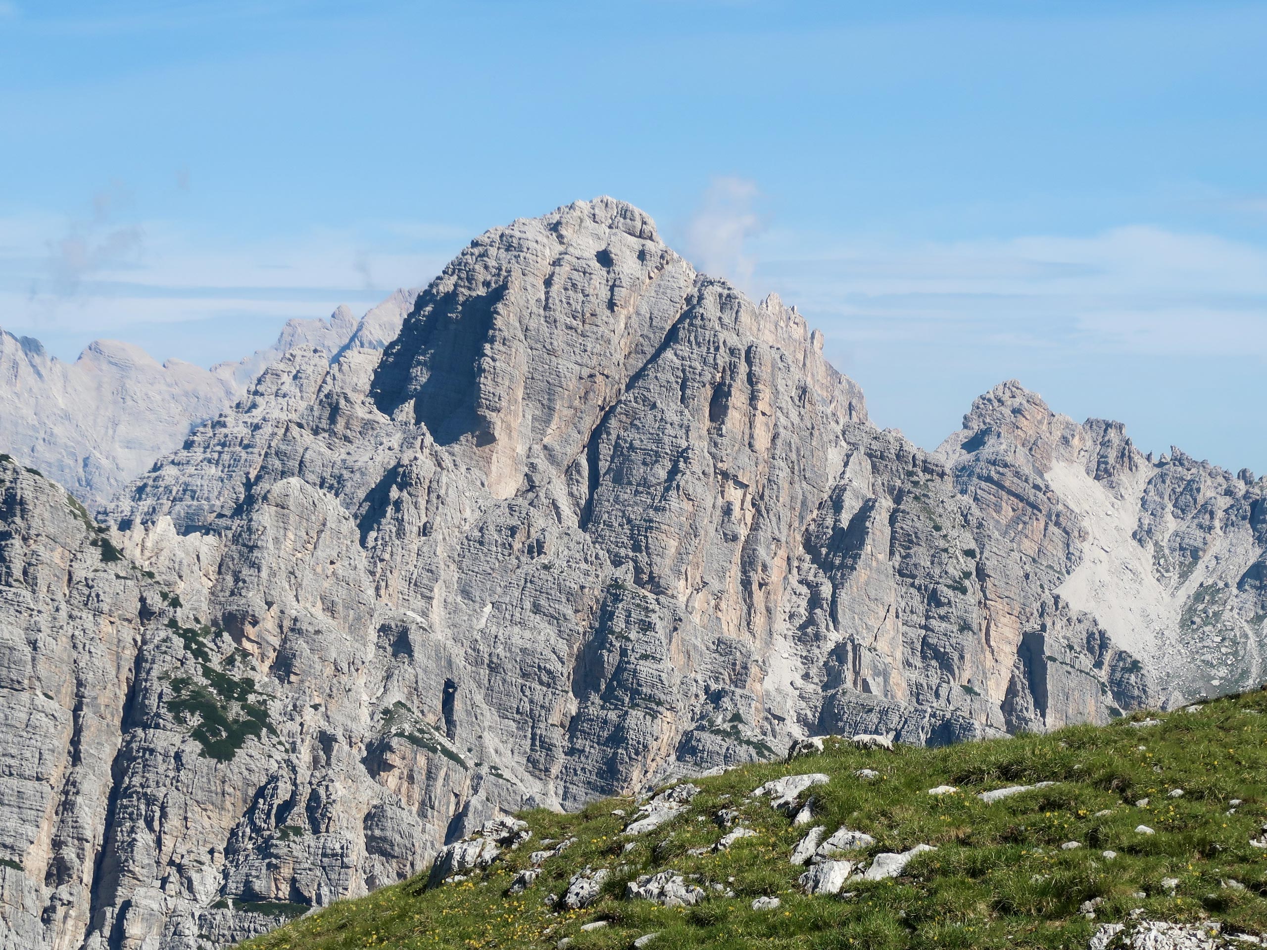 Mountain peaks in Dolomites