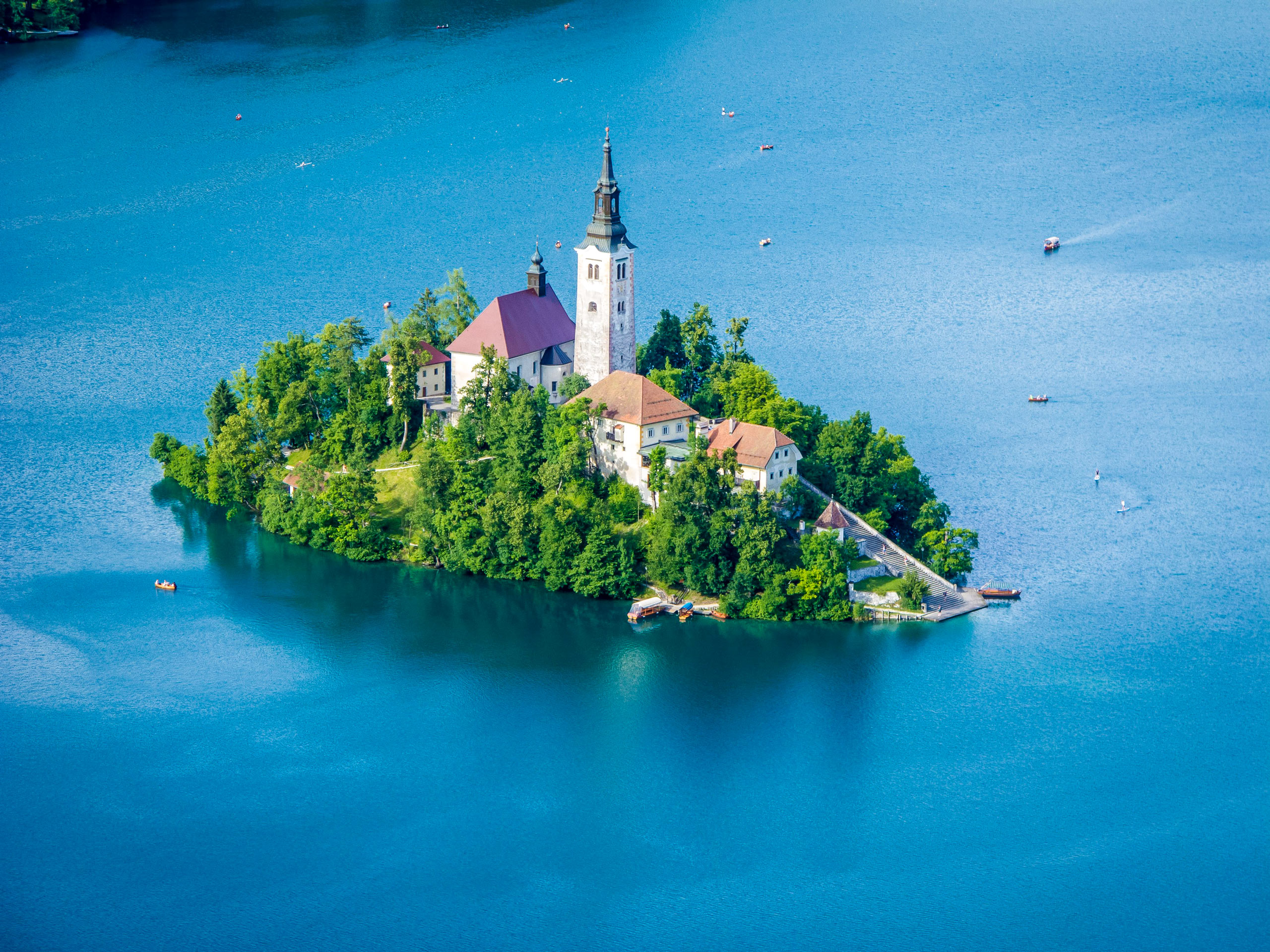 Mala Osojnica air view