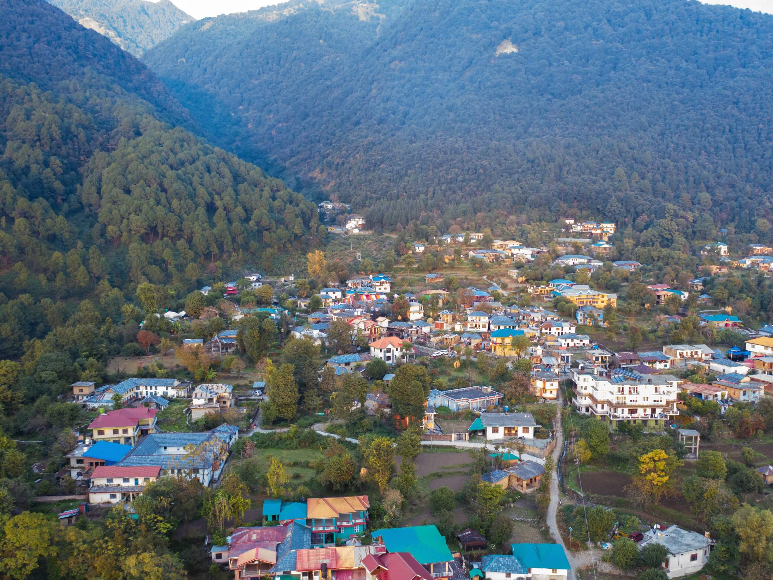 Manali as seen from the above