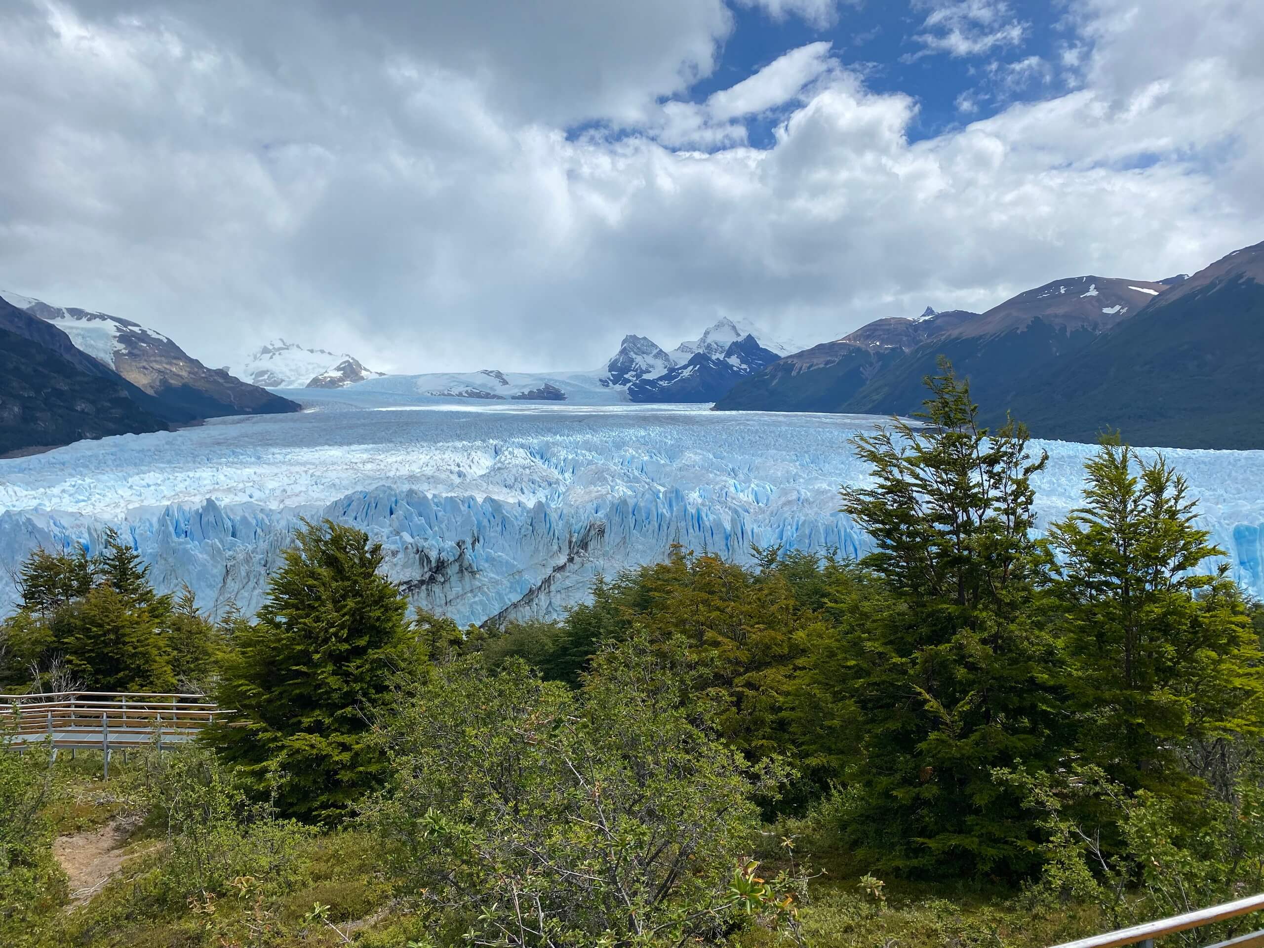 Cloudy day over Perito Moreno Glacier