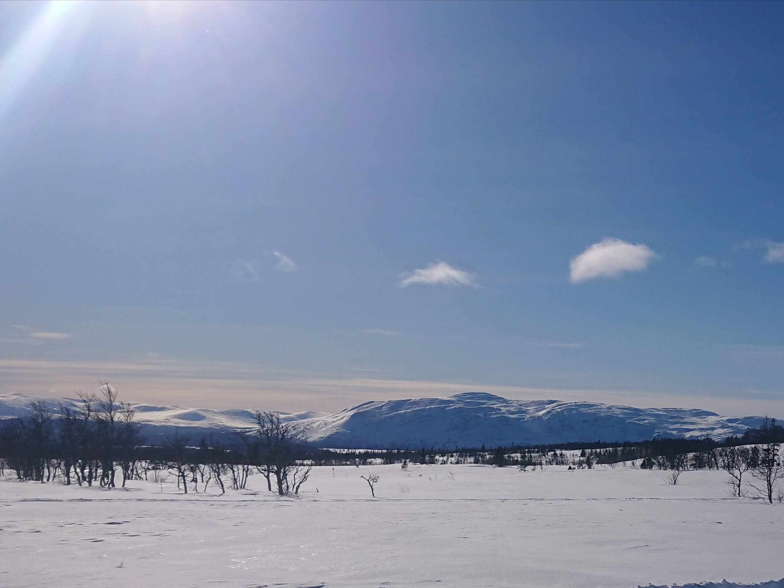 Winter in the Åre Mountains in Sweden