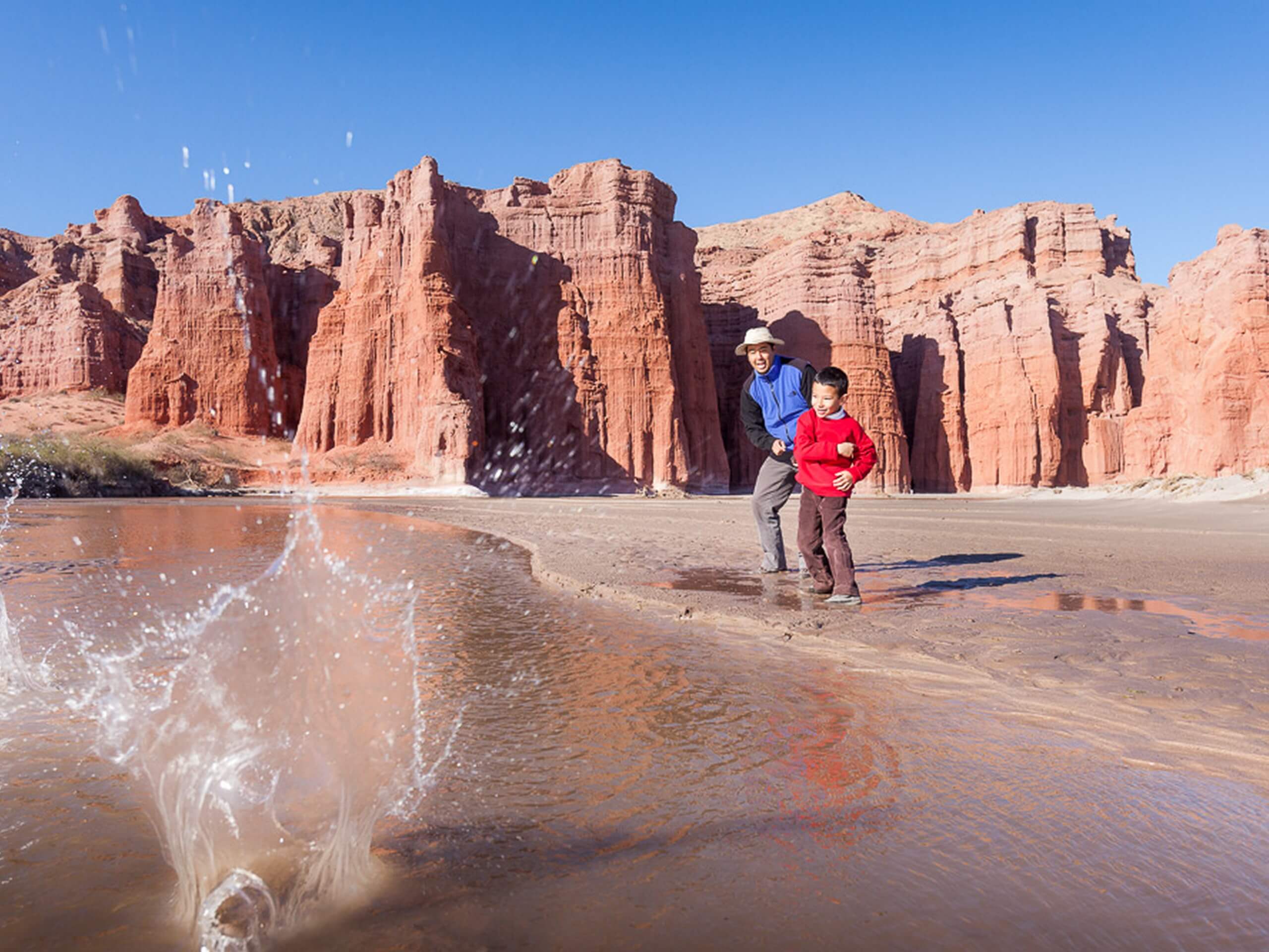 Visiting Quebrada de las Conchas near Salta