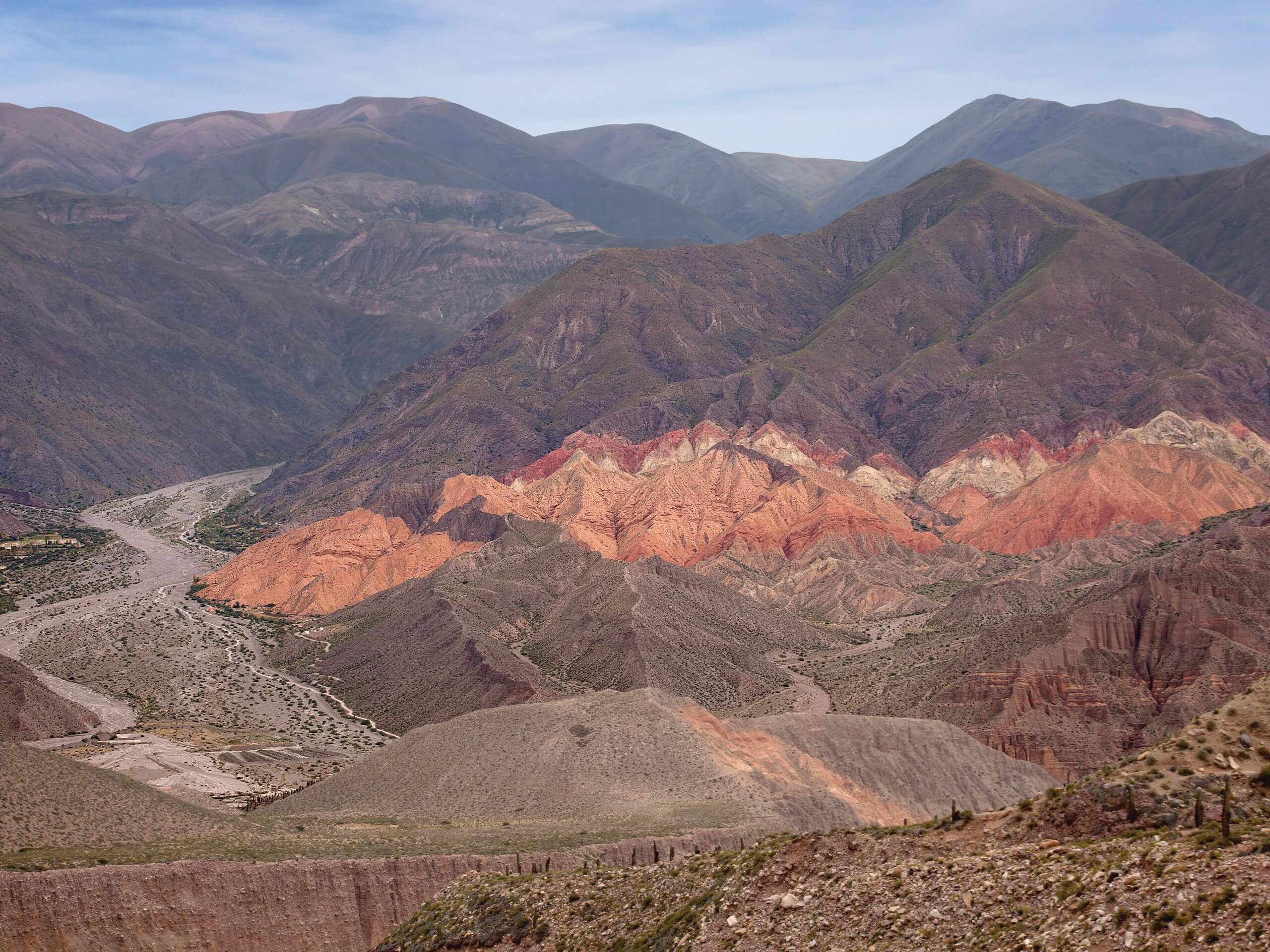 Colorful landview of Jujuy