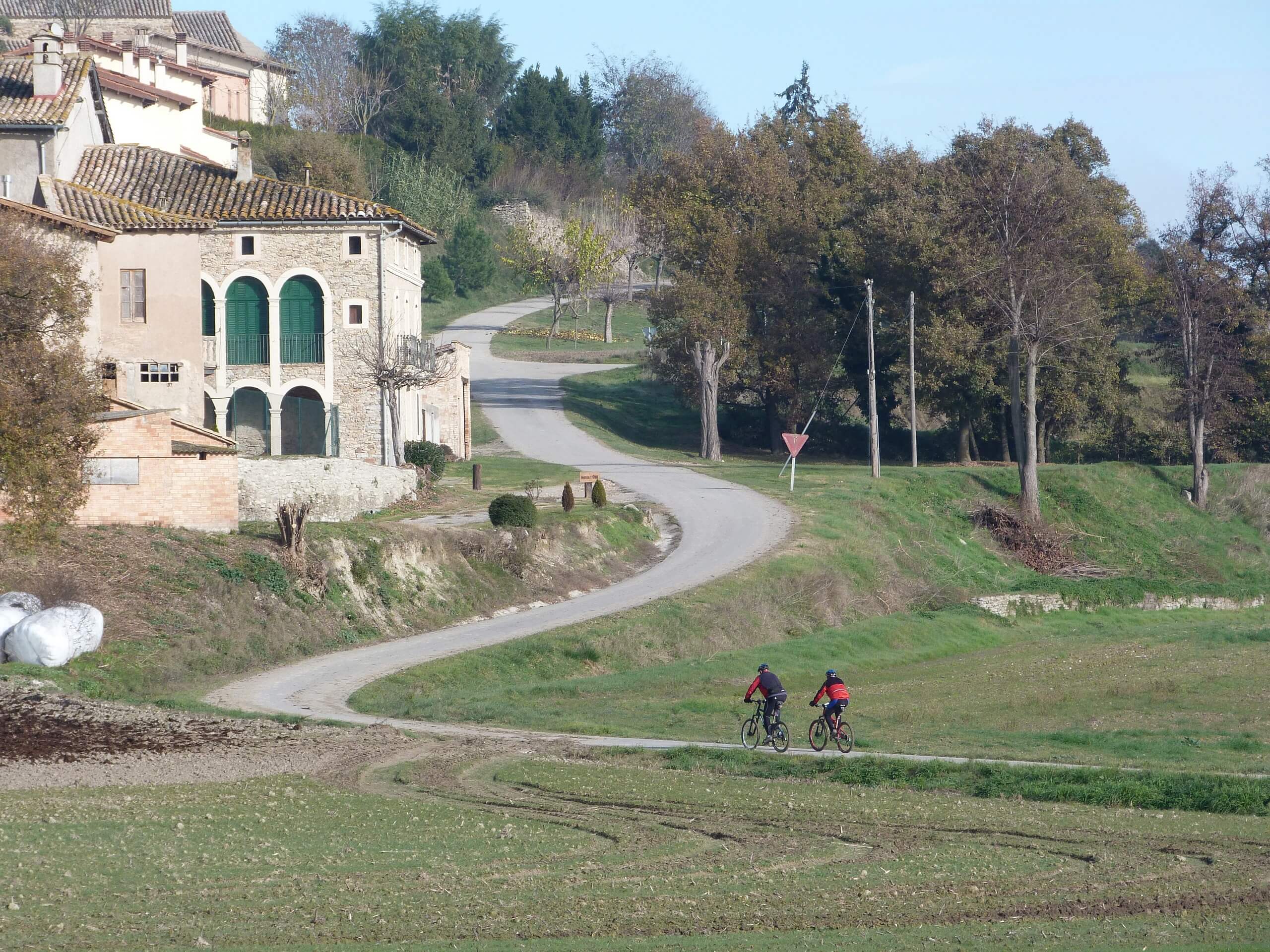 Biking path in Catalonia