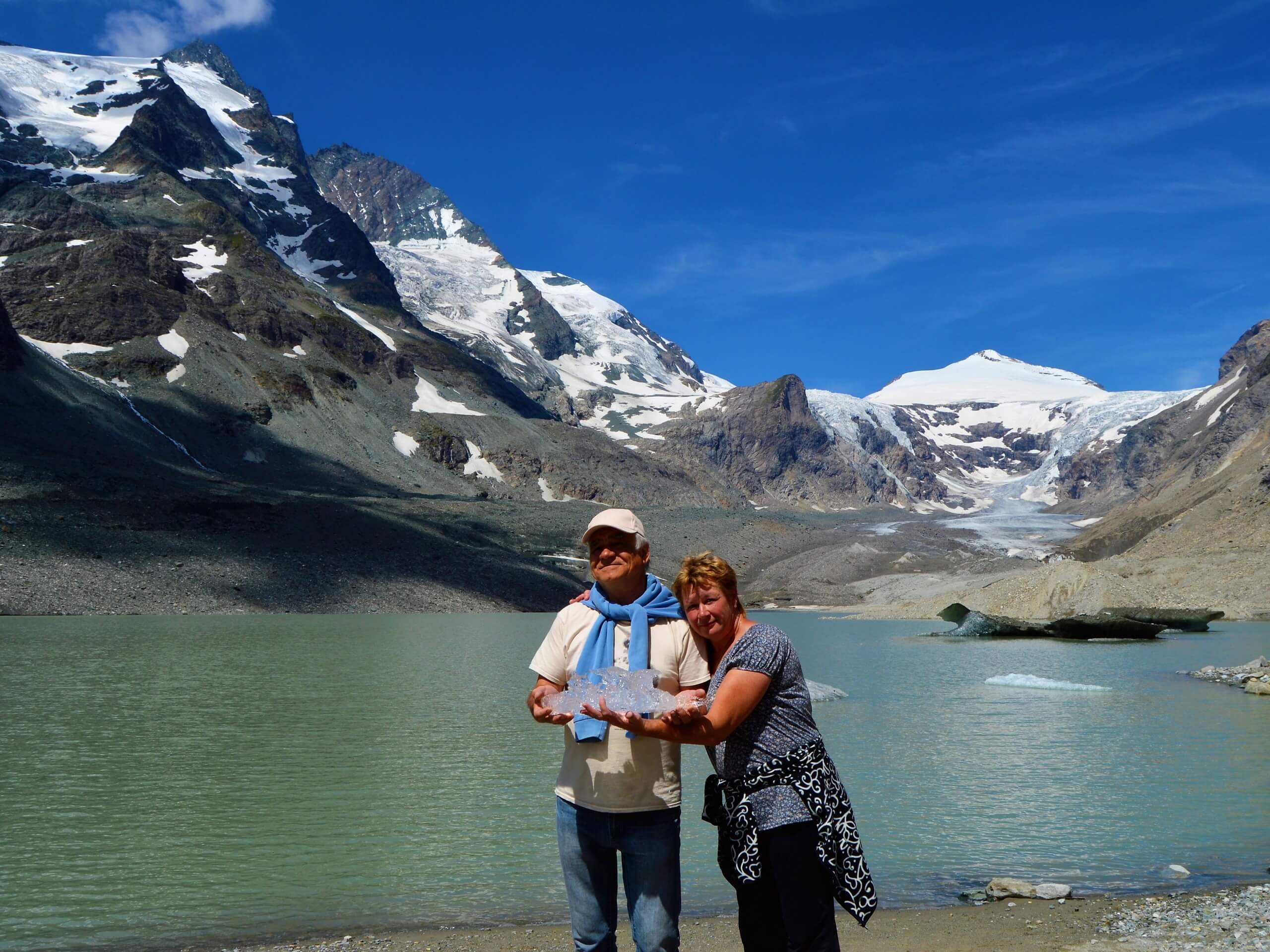 Pasterze Glacier under Großglockner