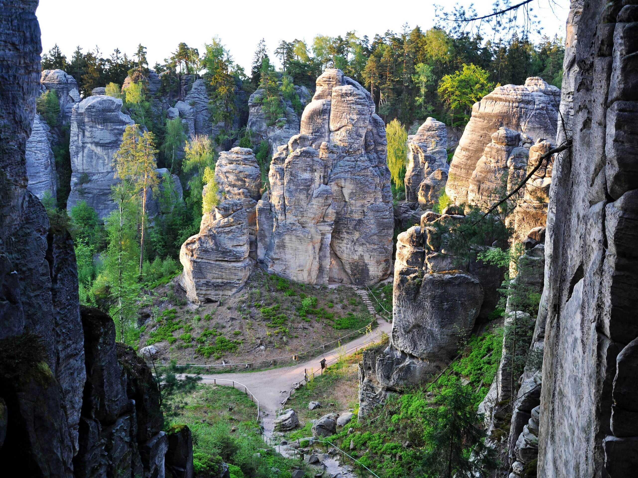 Bohemian Paradise as seen from the above