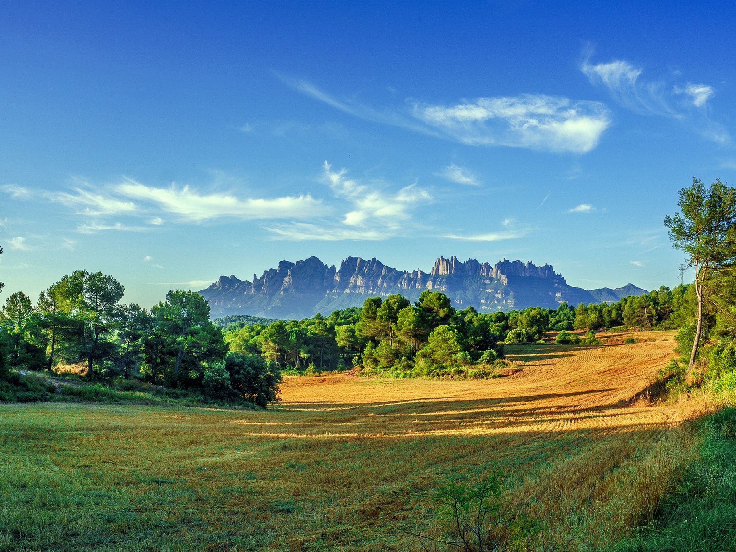 Montserrat as seen from afar