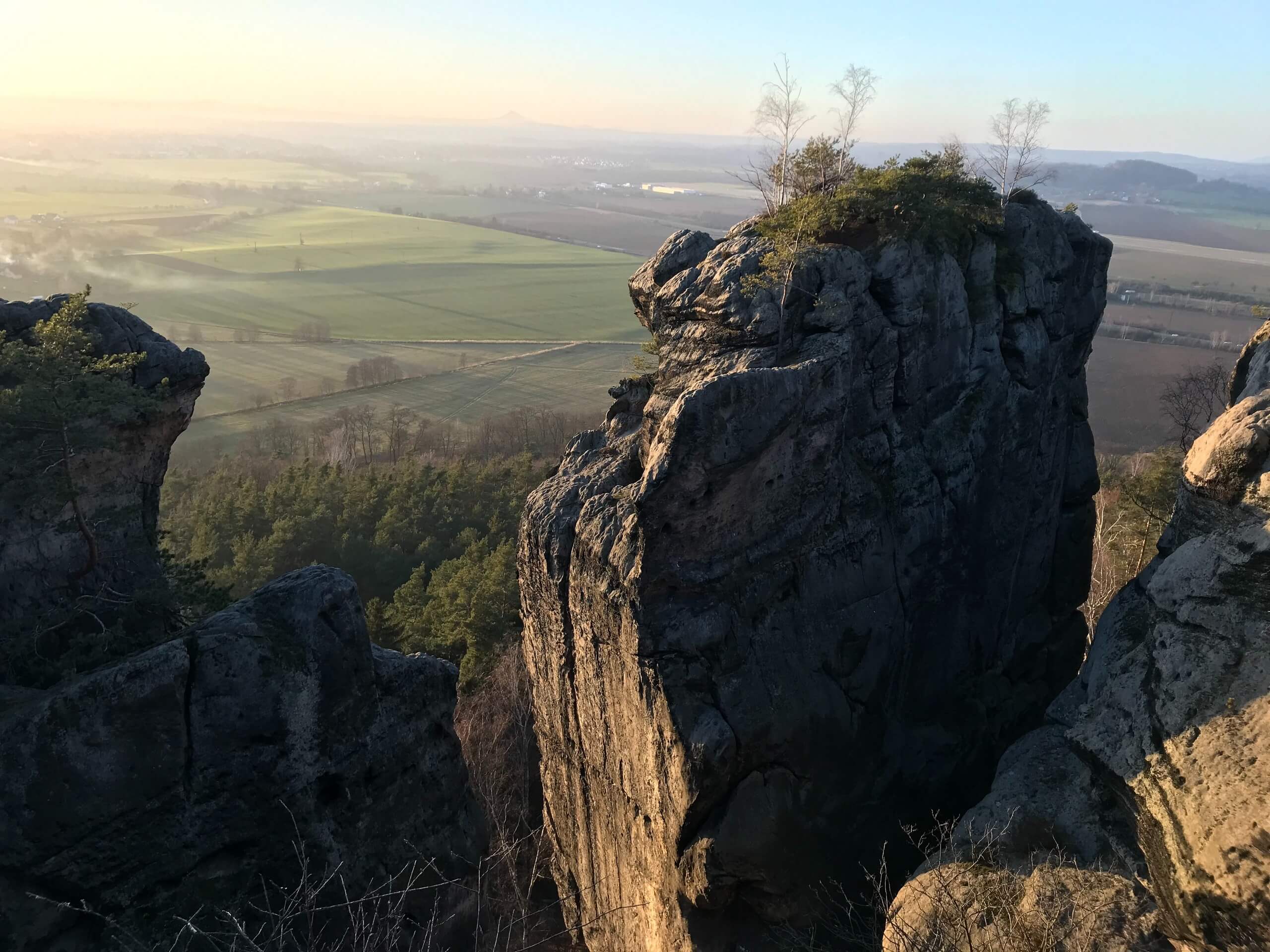 Stunning rock formaiton in the Czechia