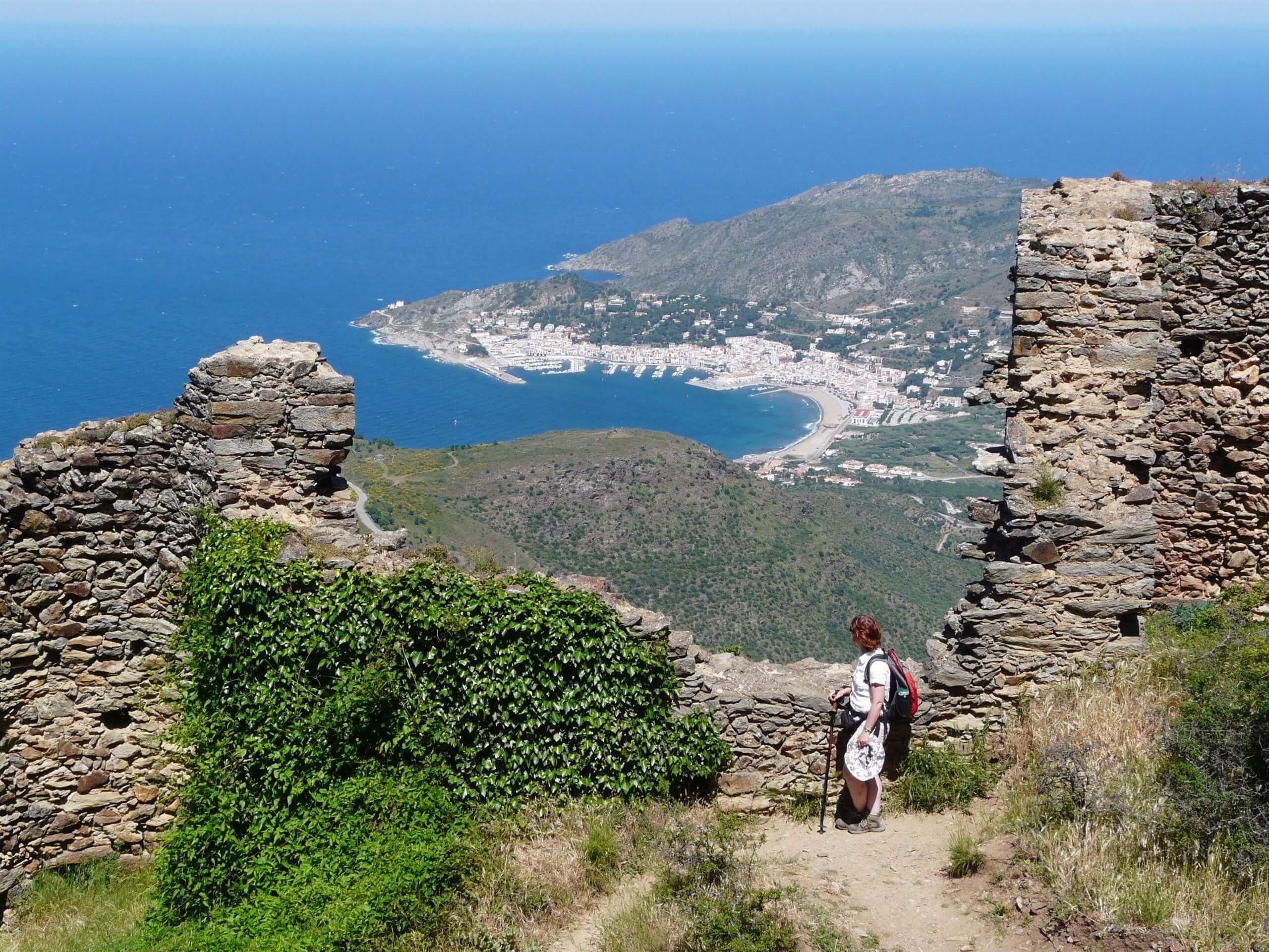 Walk 5 lloking down from Mt Verdera