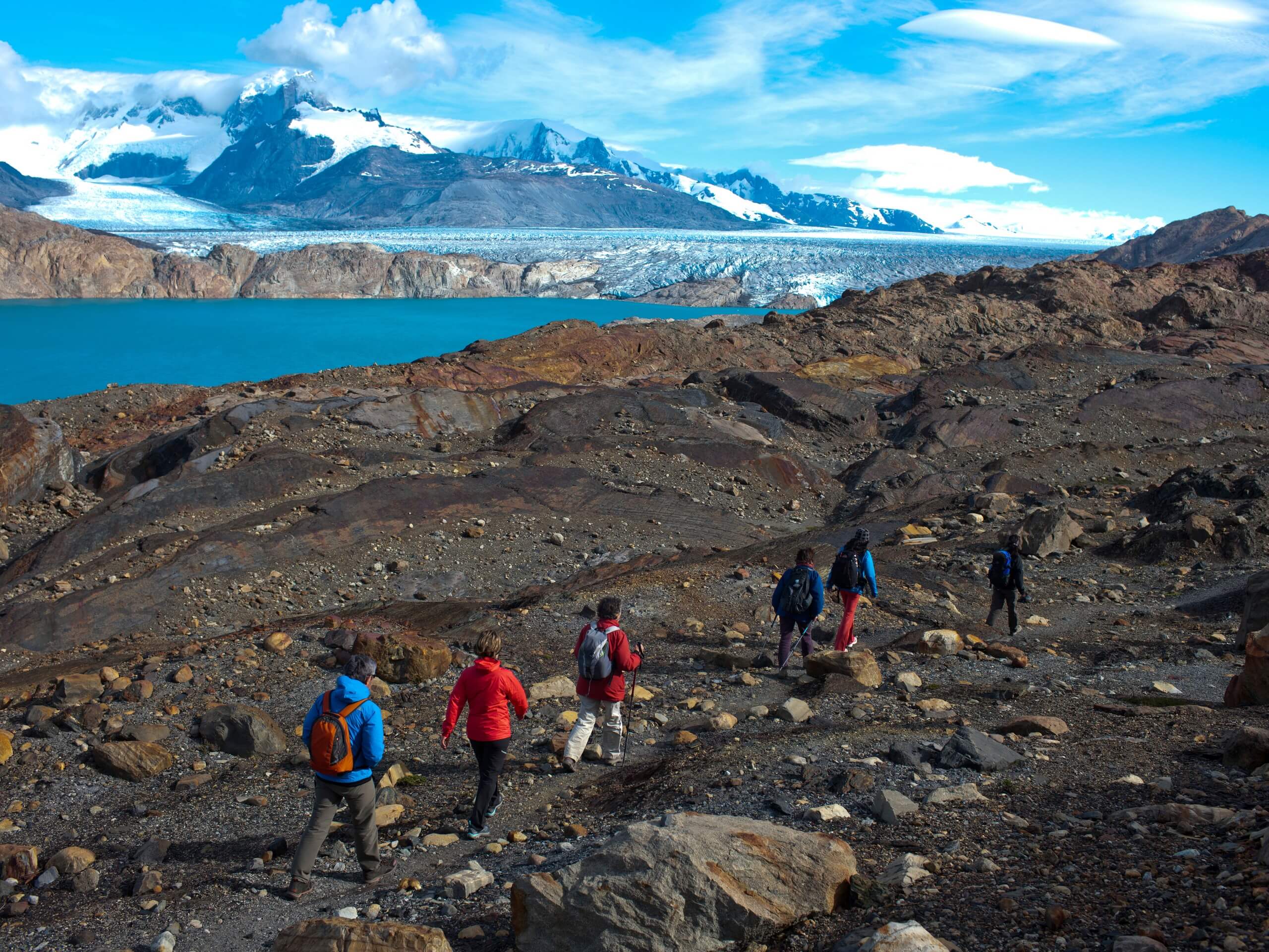 Caadon de los Fosiles trekking near Estancia Cristina