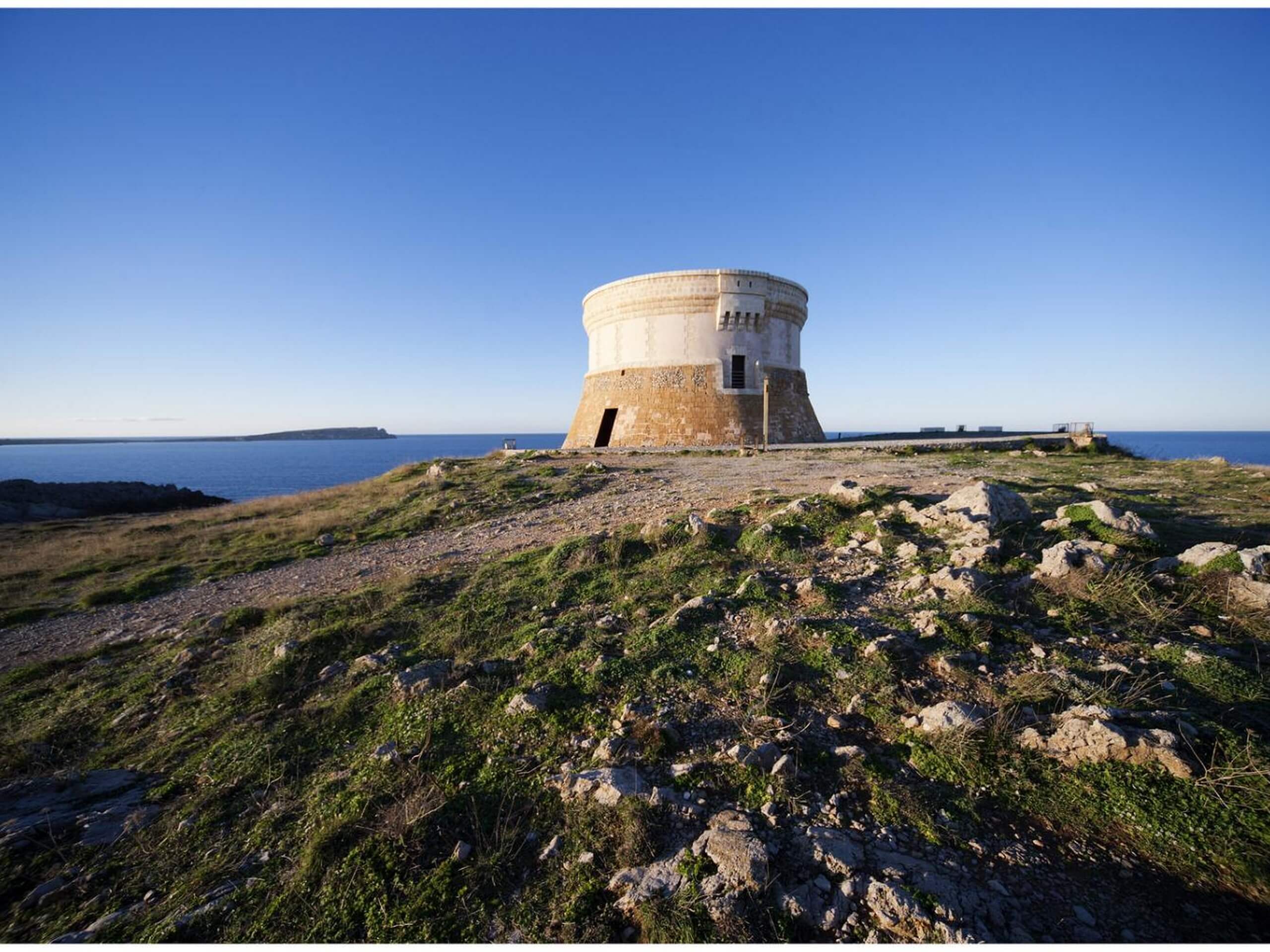 Fortress on the coast of Minorca