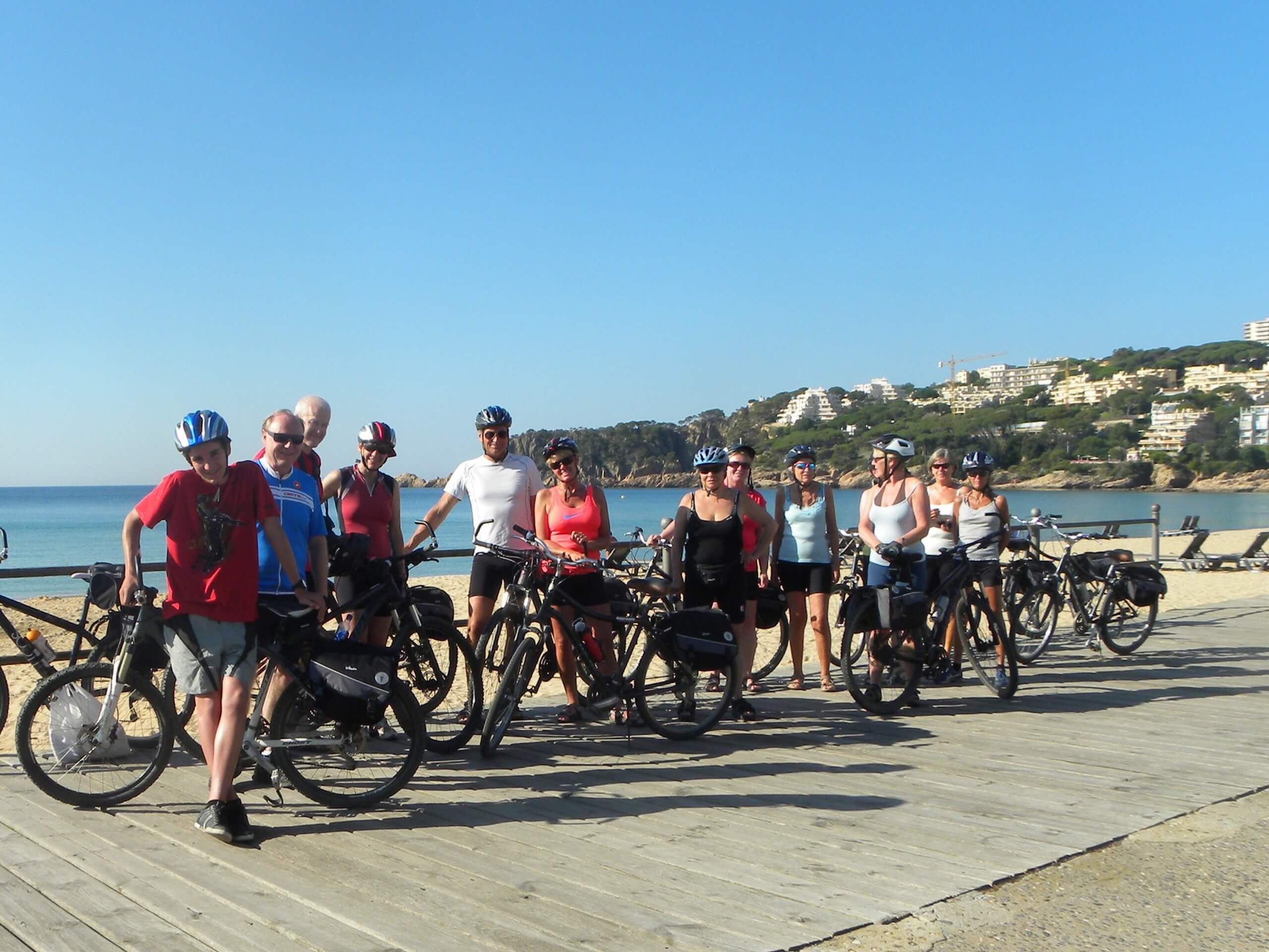 Group photo near the shores of Costa Brava