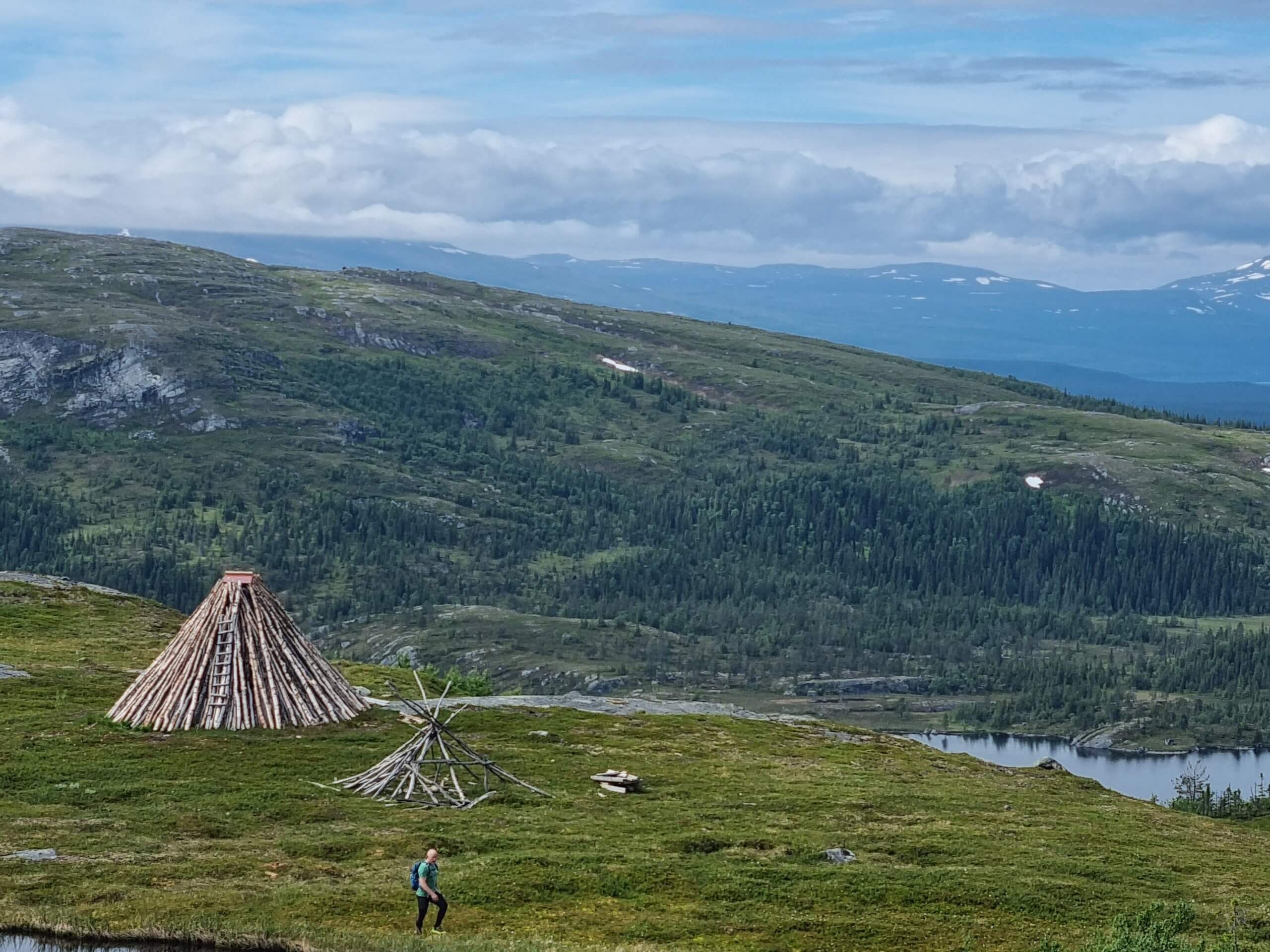 Helenakåtan panorama from Åre Mountains walking tour