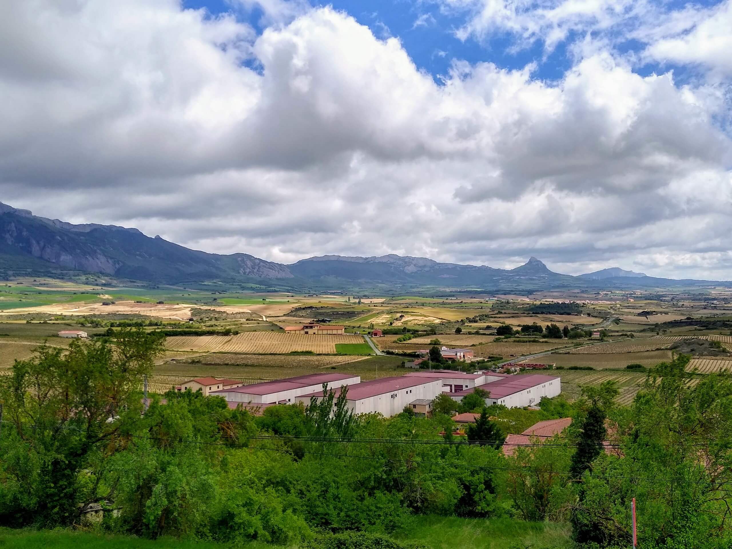 Mountains and pastures in Rioja