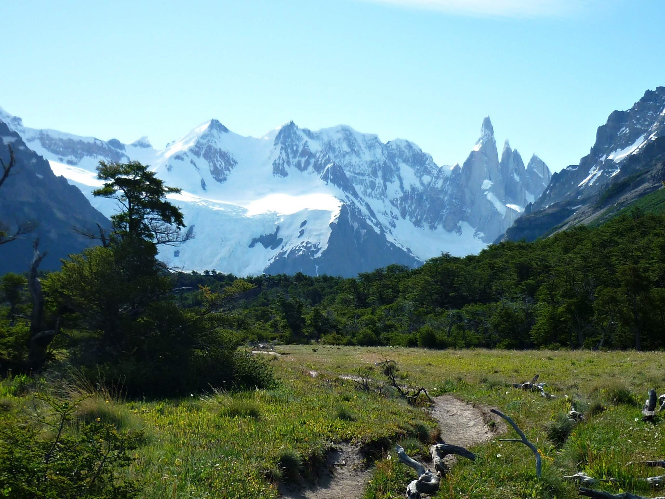 Green valley in Patagonia