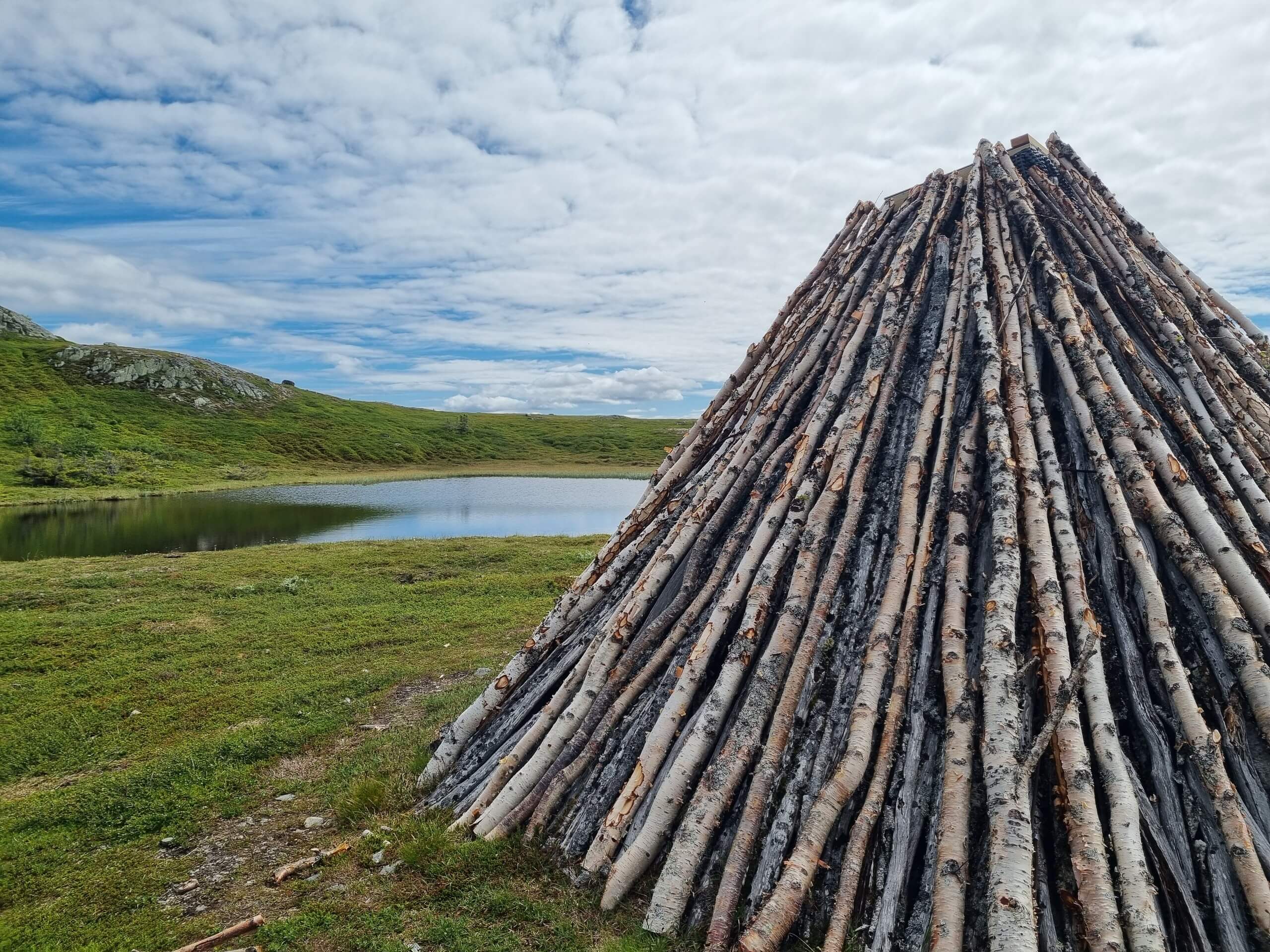Pile of logs in Sweden