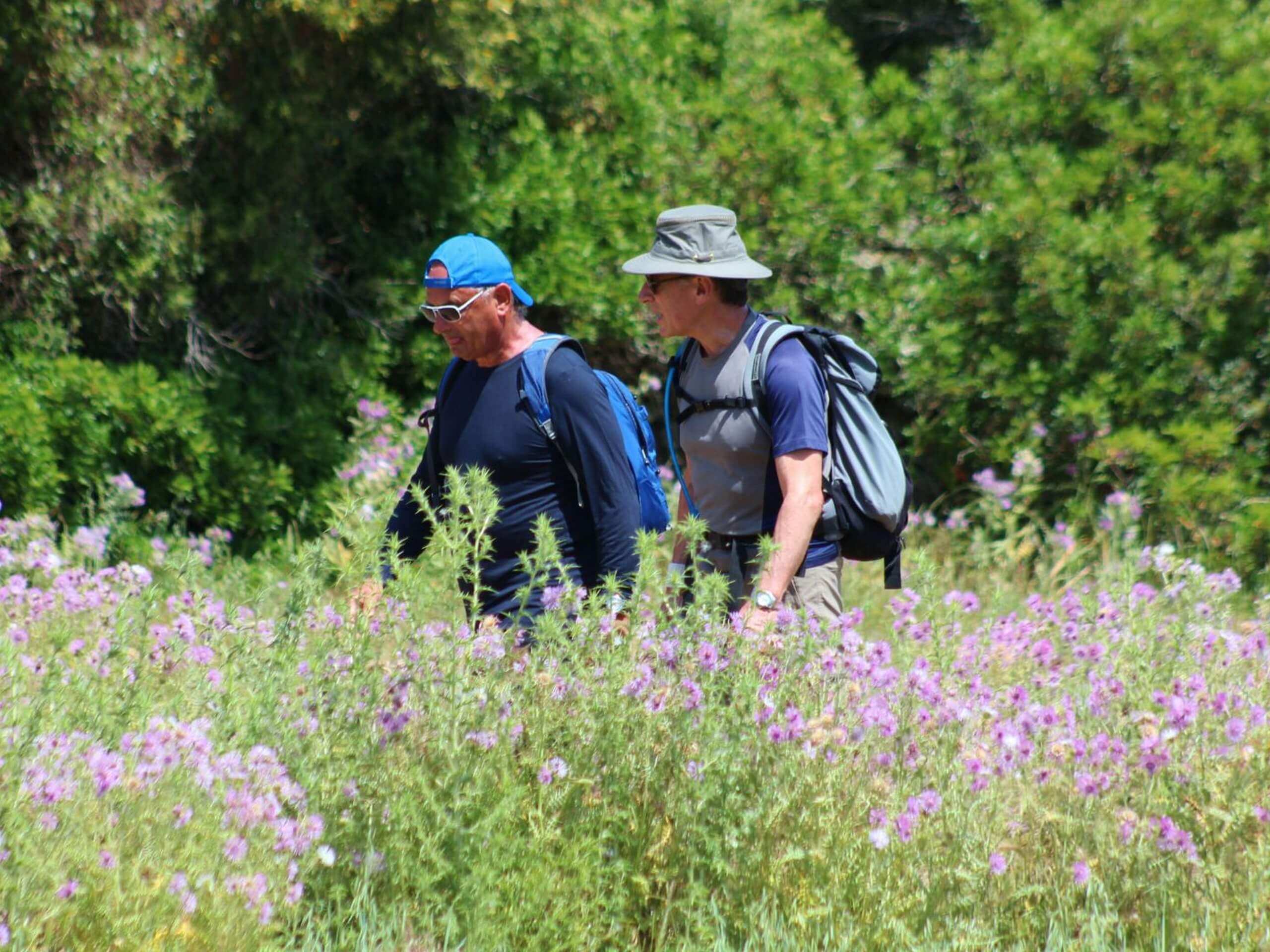 Two walkers in Minorca