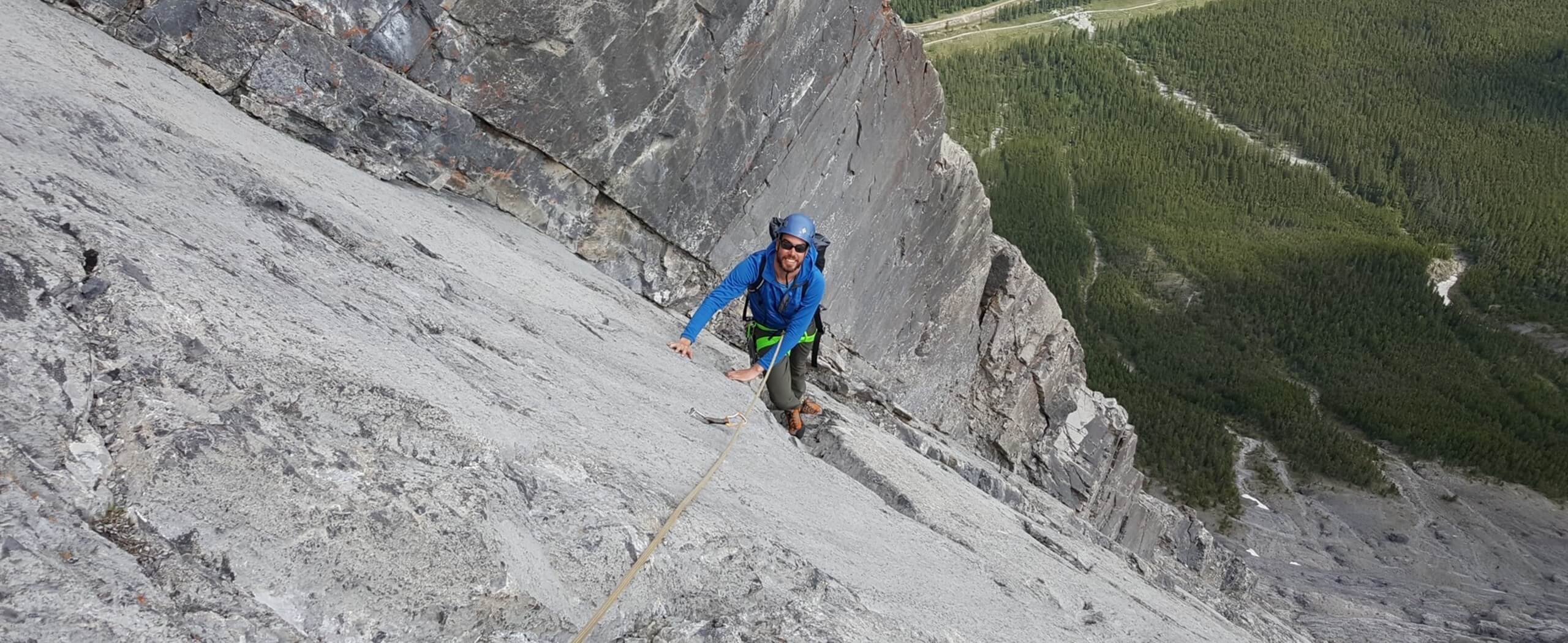 Outdoor Rock Climbing Level 1 & 2 in Canadian Rockies