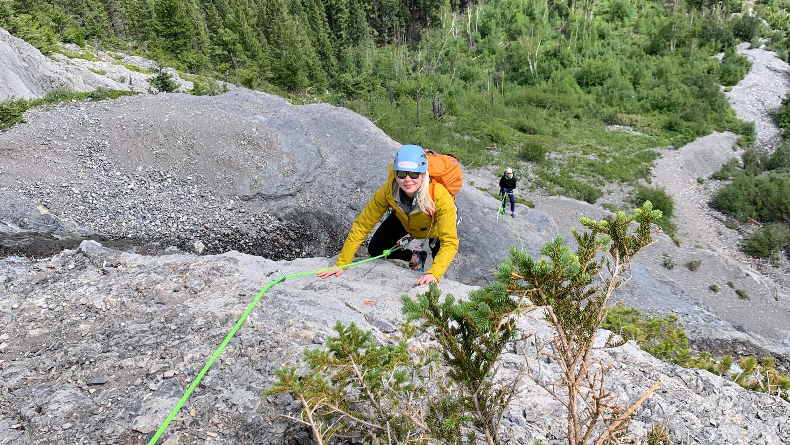 Outdoor Rock Climbing Level 1 & 2 in Canadian Rockies