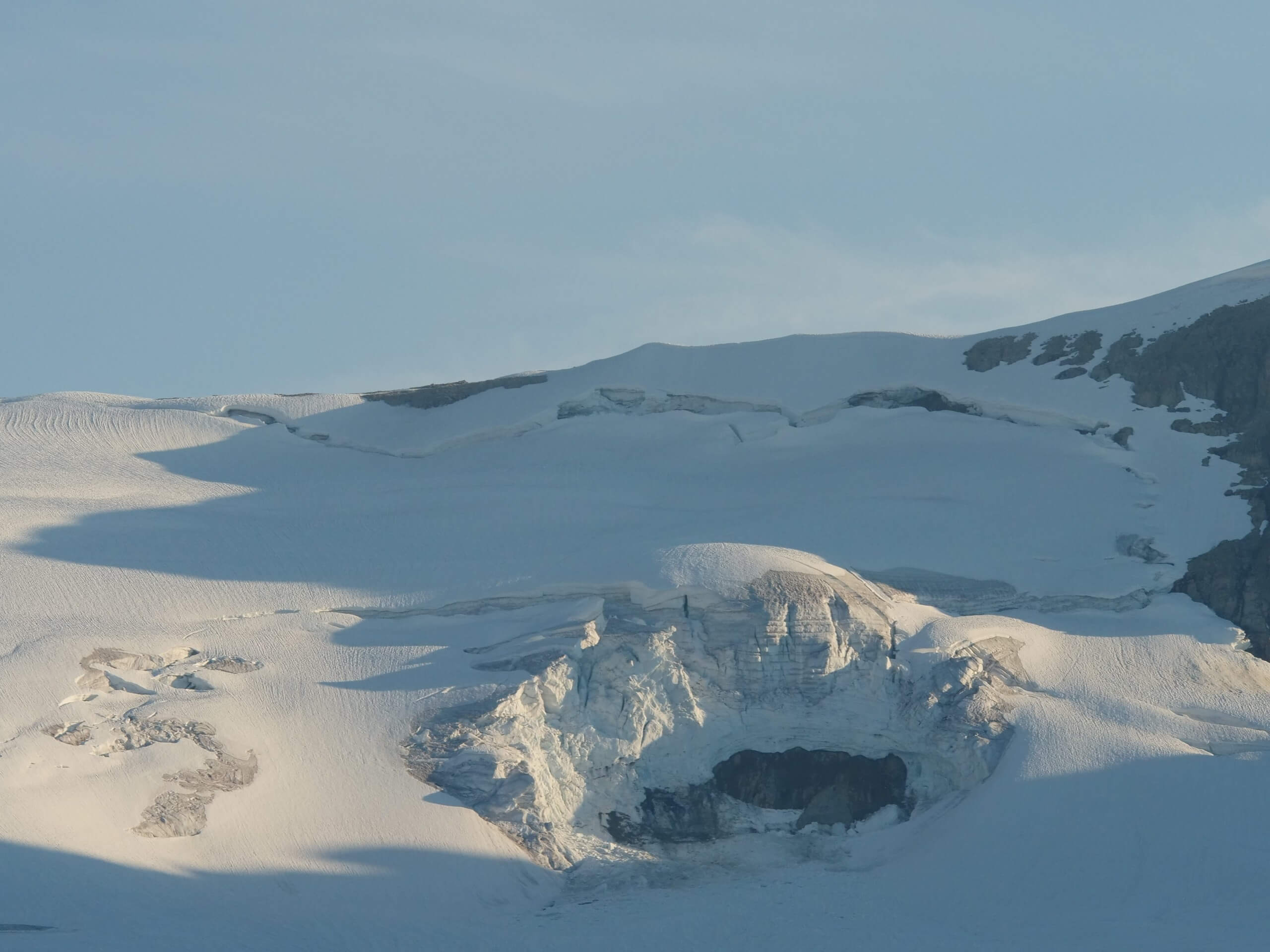 Snowy peaks near Icefields Parkway