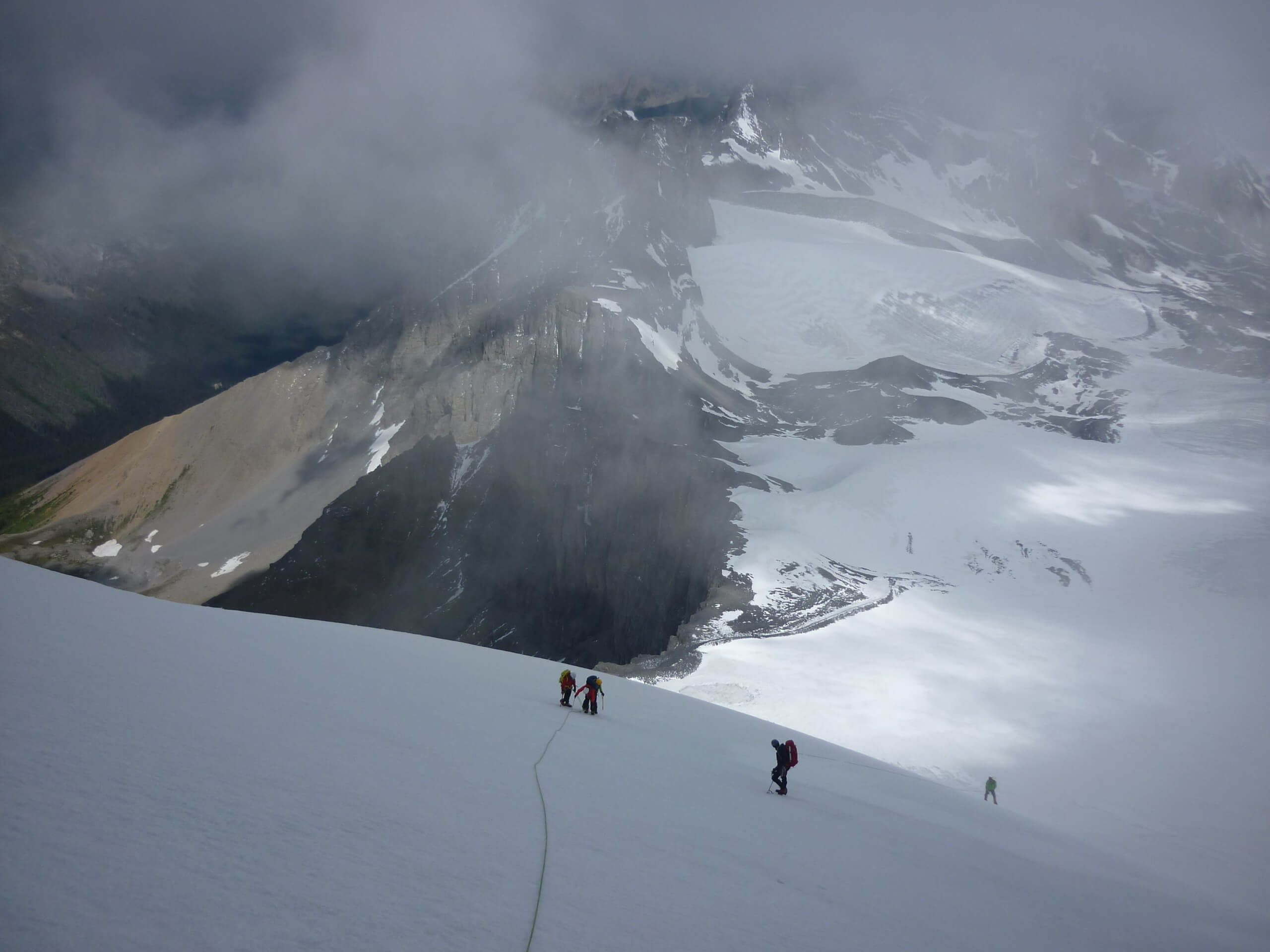 Slow ascend to Mt Joffre