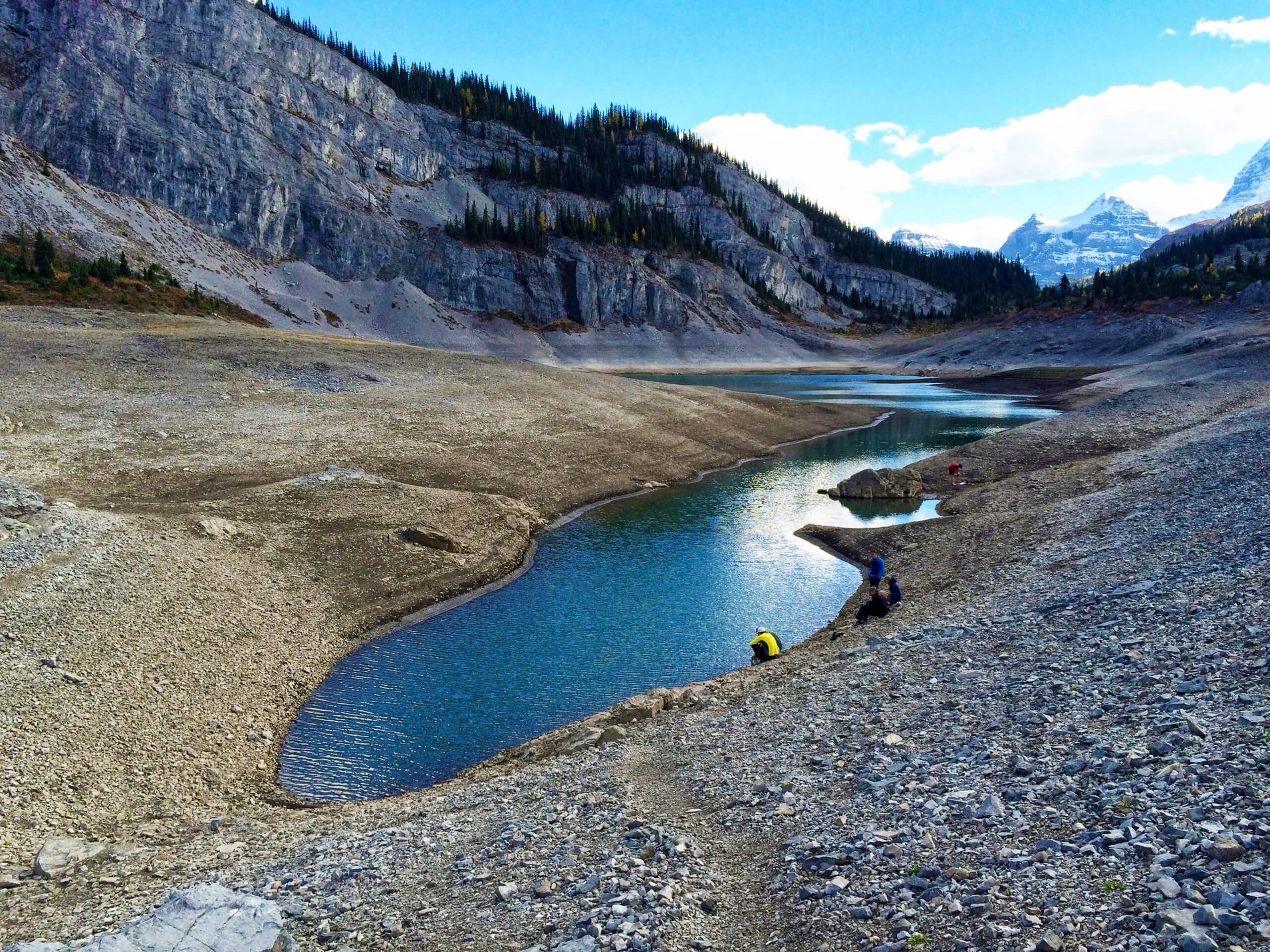 Reflections in the small lake (Banff National Park)