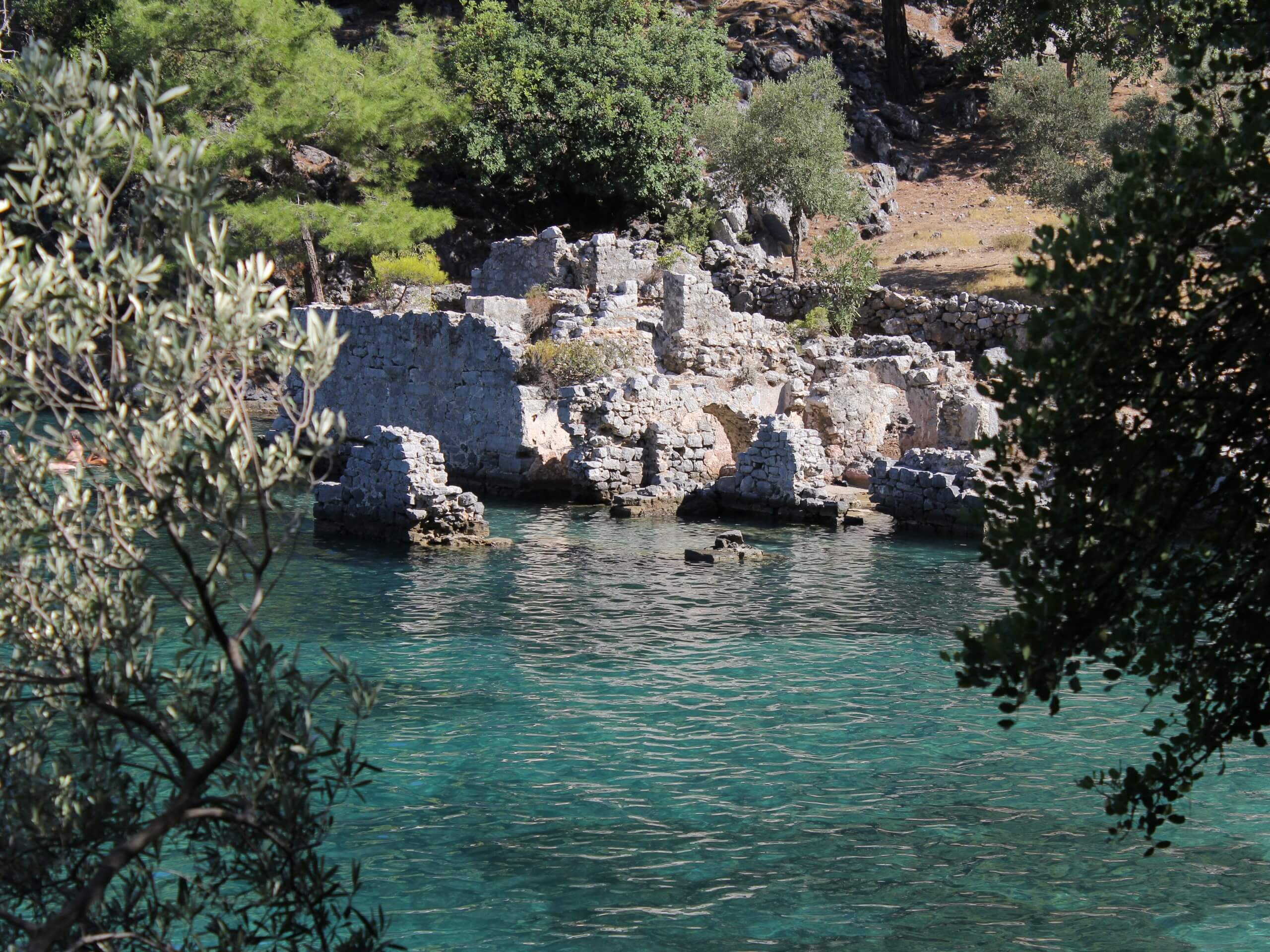 Beautiful coast visited while on sailing tour along the Southern coast of Turkey