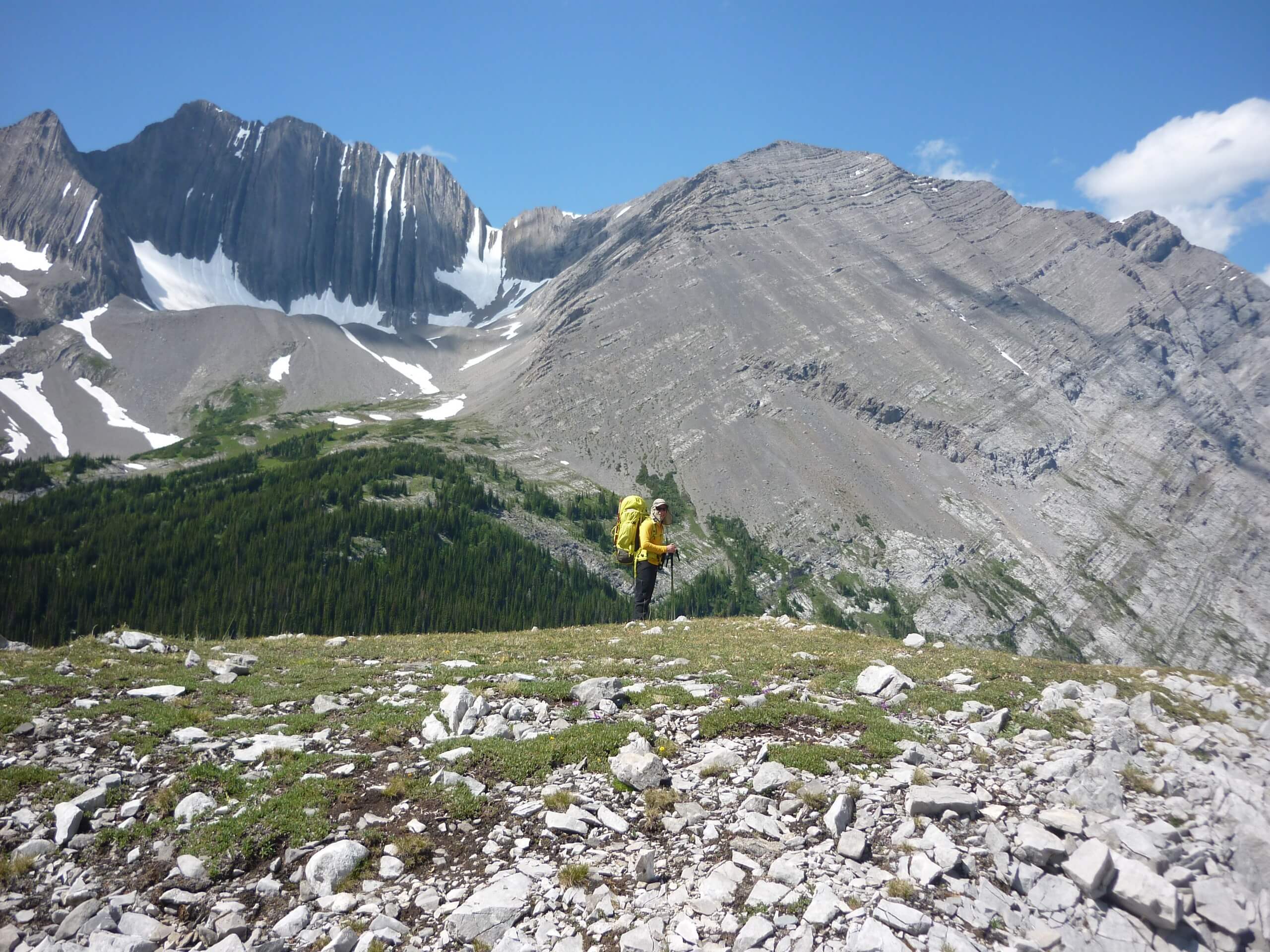 Posing above the clouds in Kananaskis