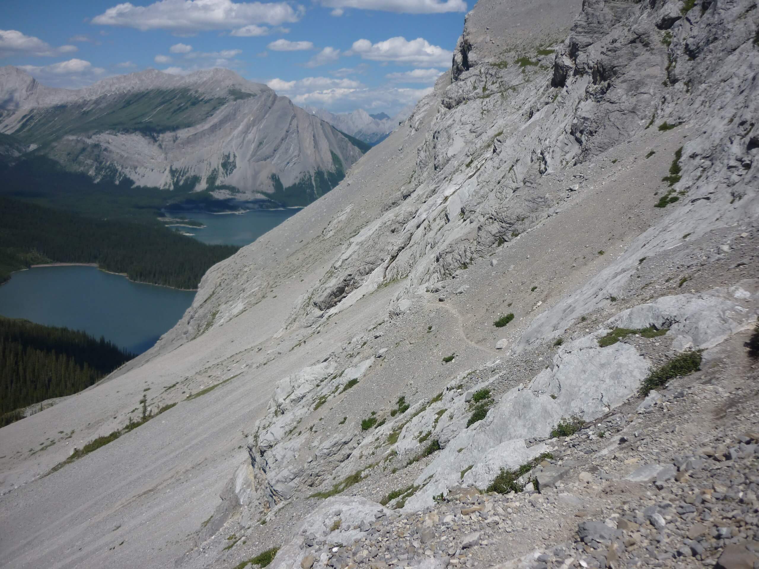 Trail along the Northover Peak