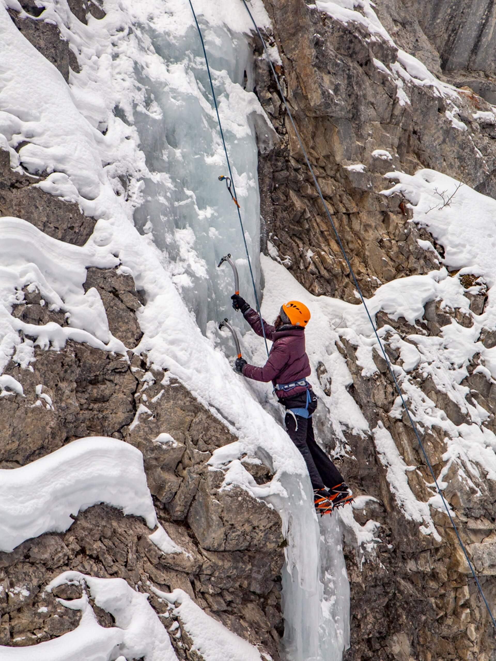 Ice climb Banff
