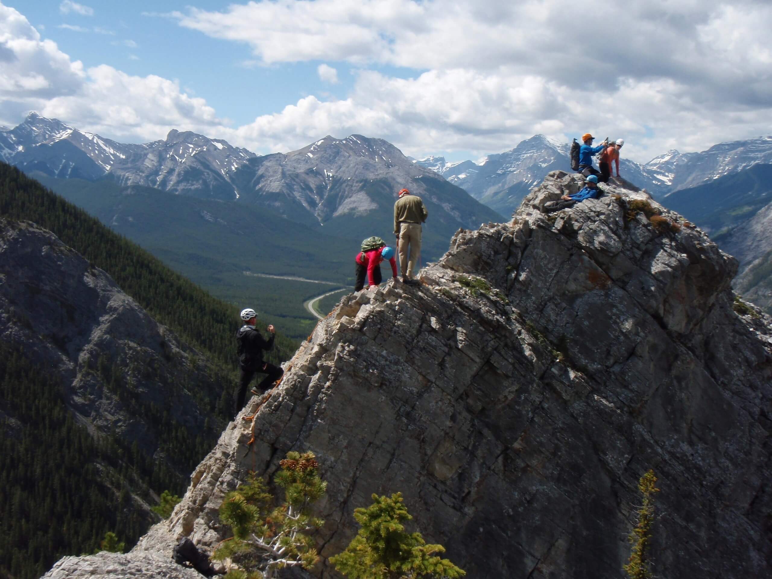 Stunning views from a scramble in the Rocky Mountains