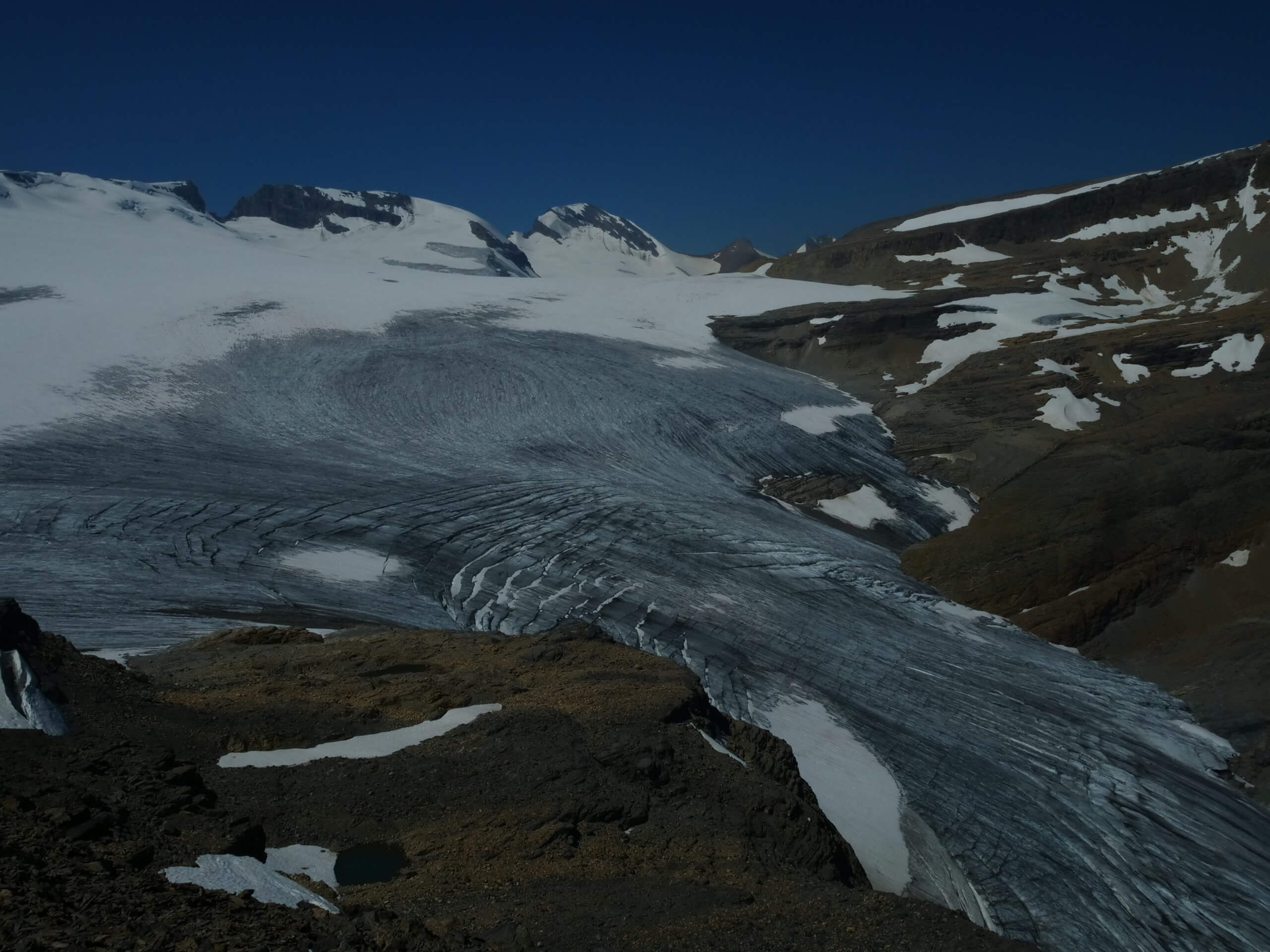 Sunset over Wapta Icefield