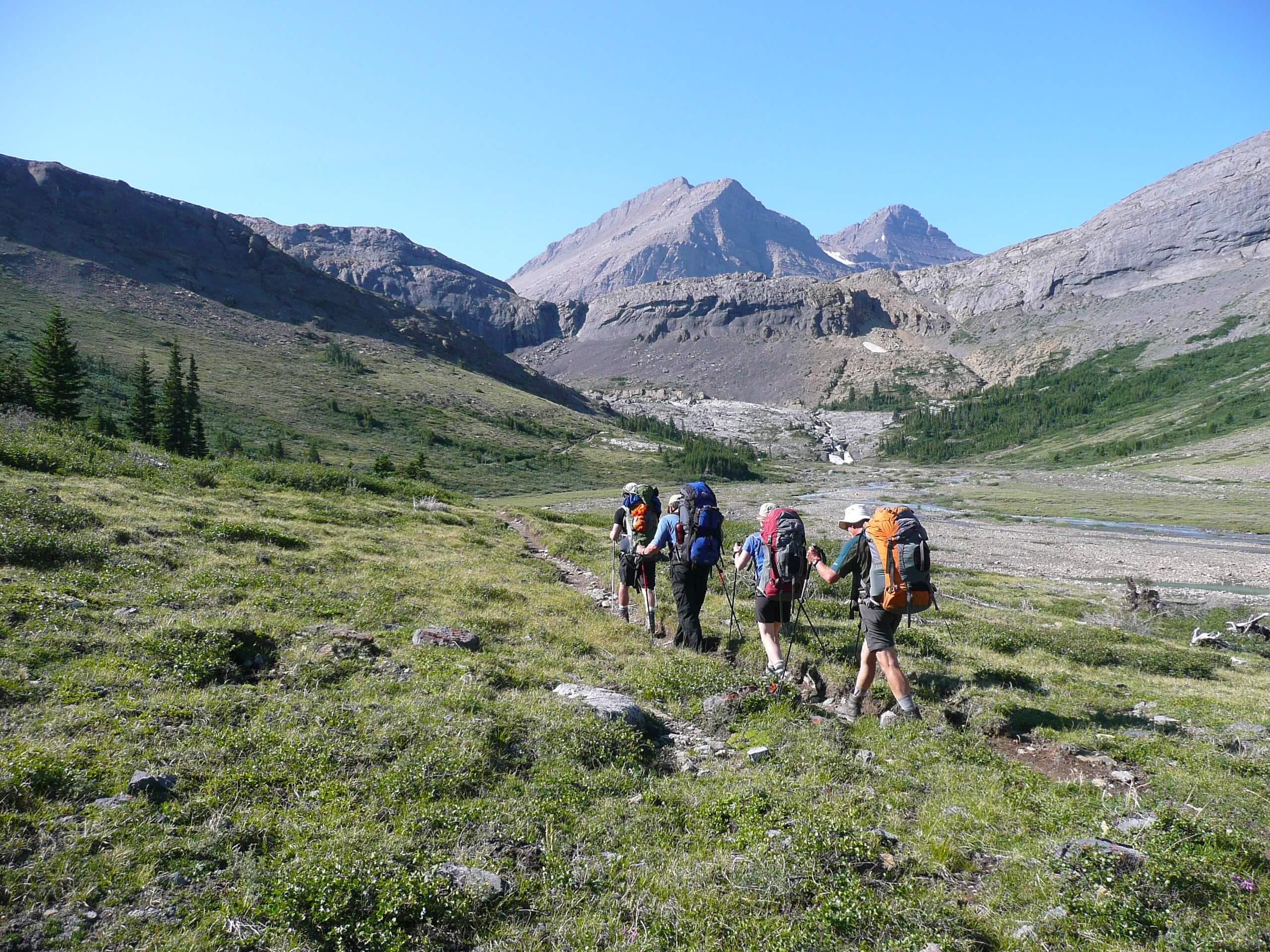 Posing among the beautiful peaks in Jasper