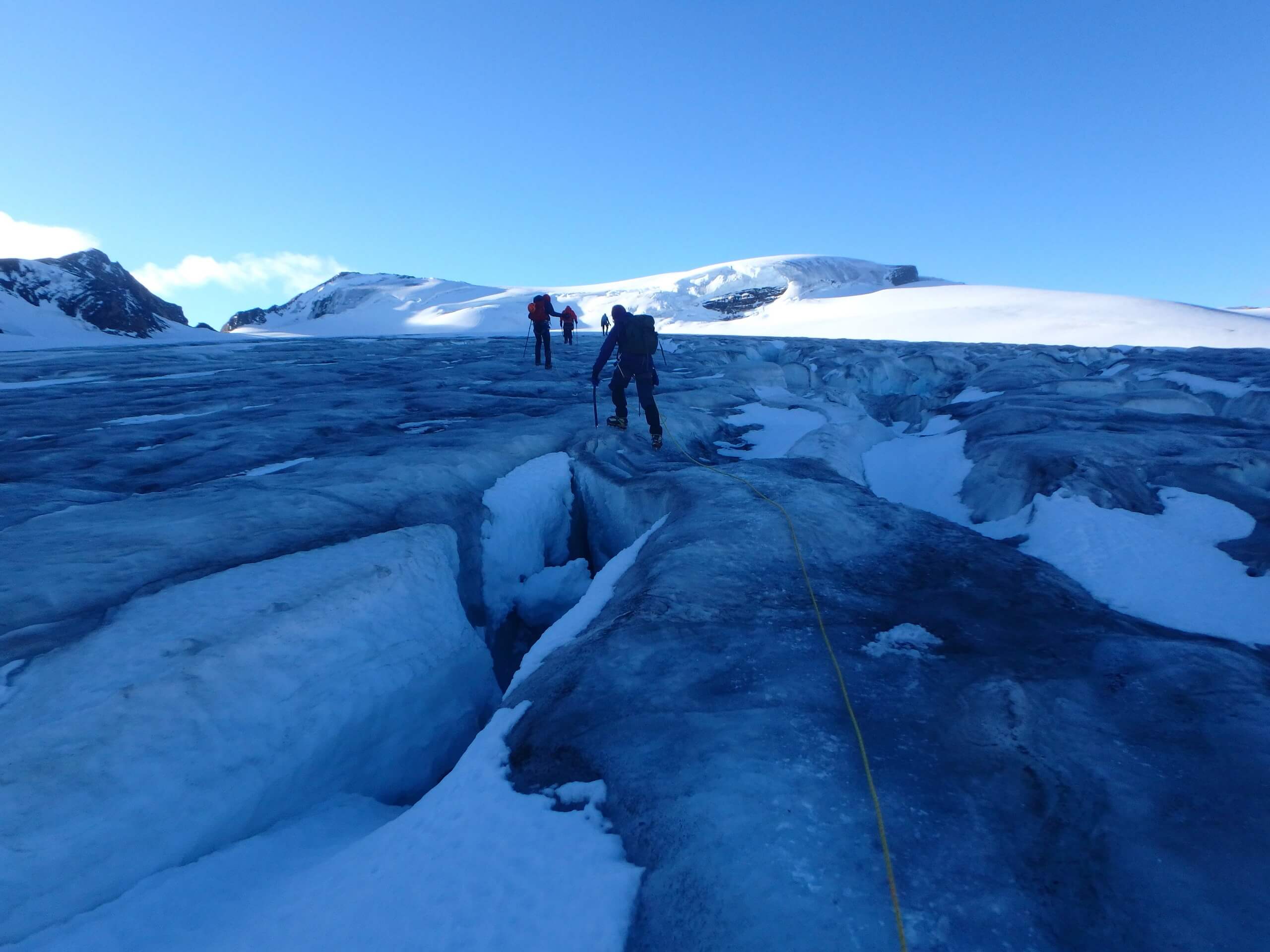 crevasse glacier travel (Wapta Icefield)
