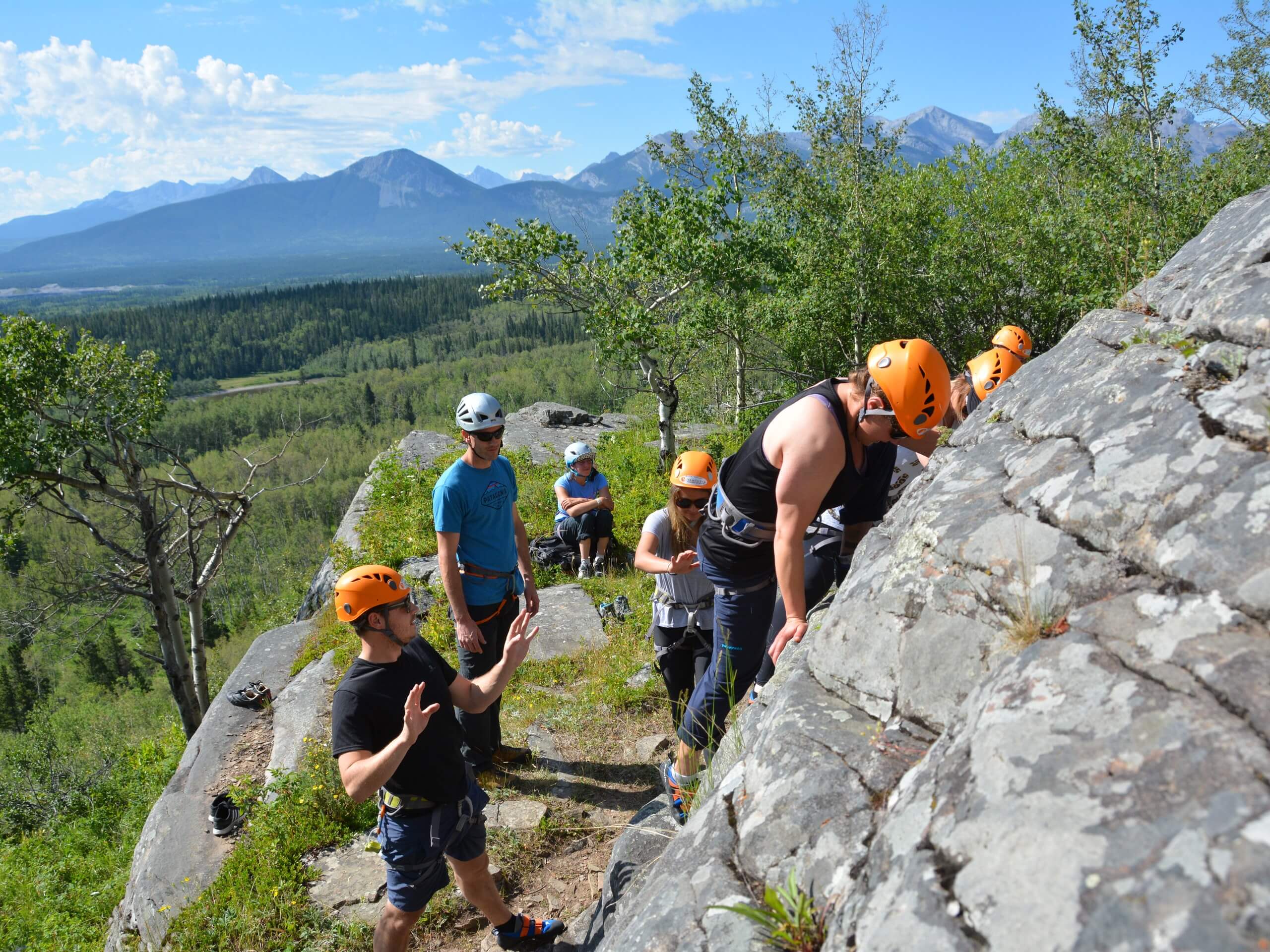 Learning to rock-climb in the Canadian Rockies