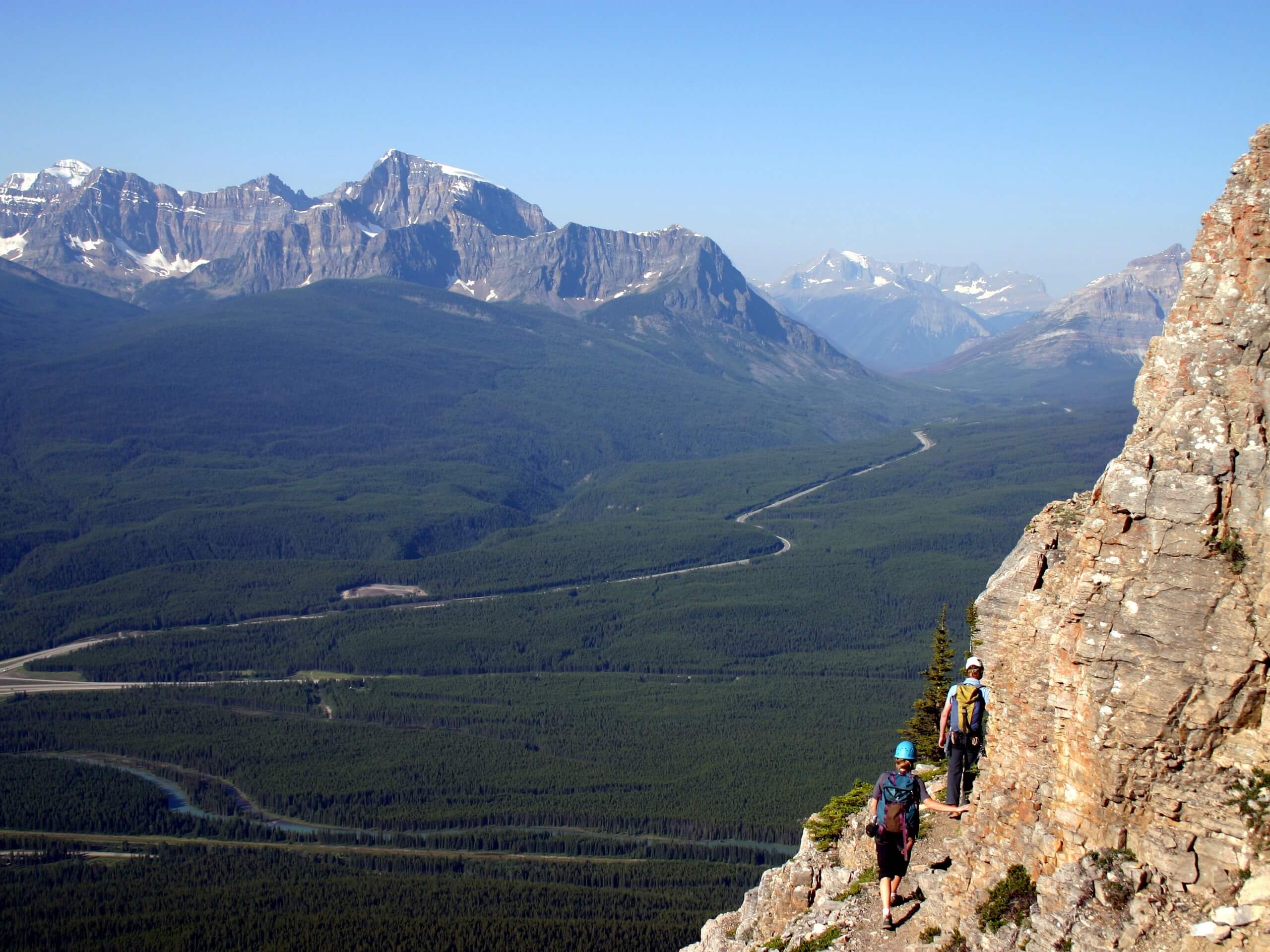 Scrambling in the canadian rockies